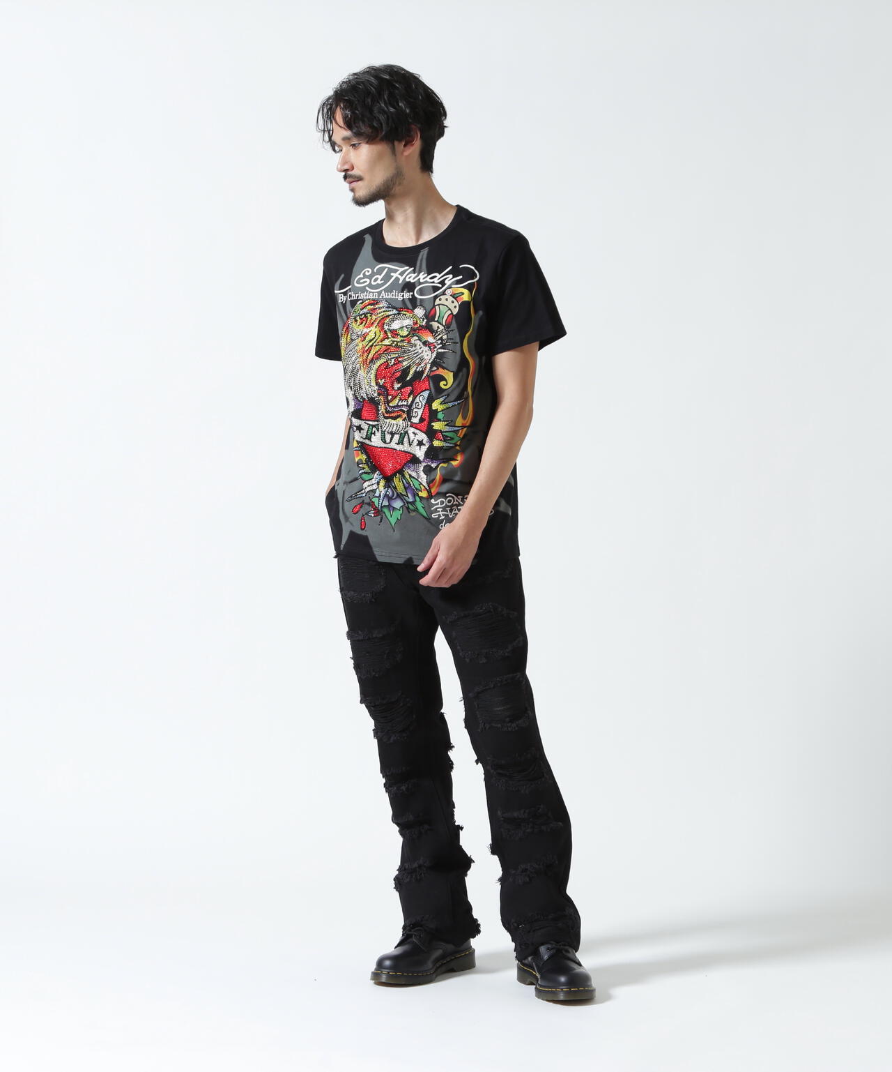 Ed Hardy/エド ハーディー/ECST SS TEE_TIGER