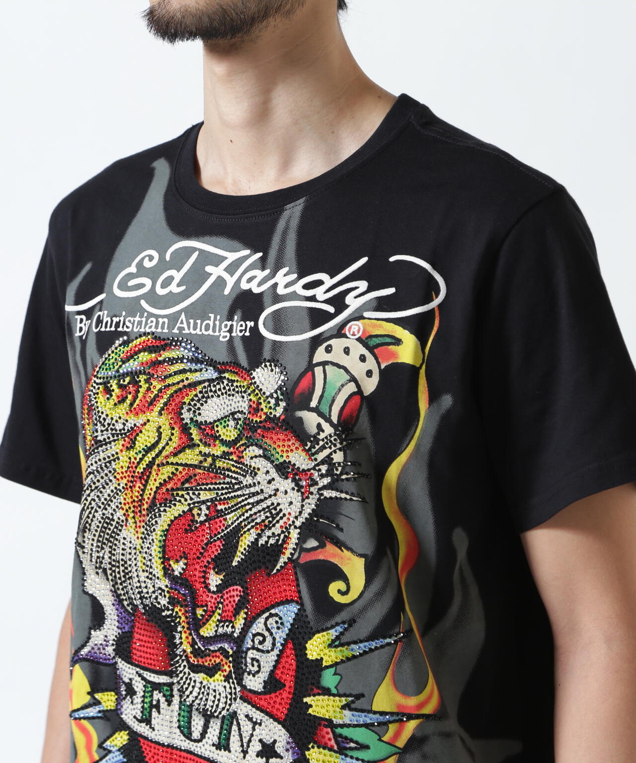 Ed Hardy/エド ハーディー/ECST SS TEE_TIGER