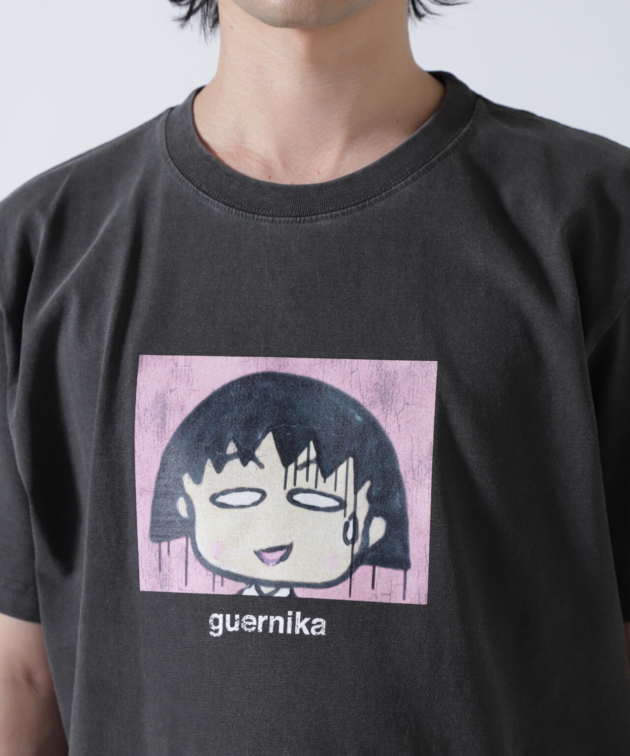 guernika×ちびまる子ちゃん/Drooping Maruko Vintage style Tshirt