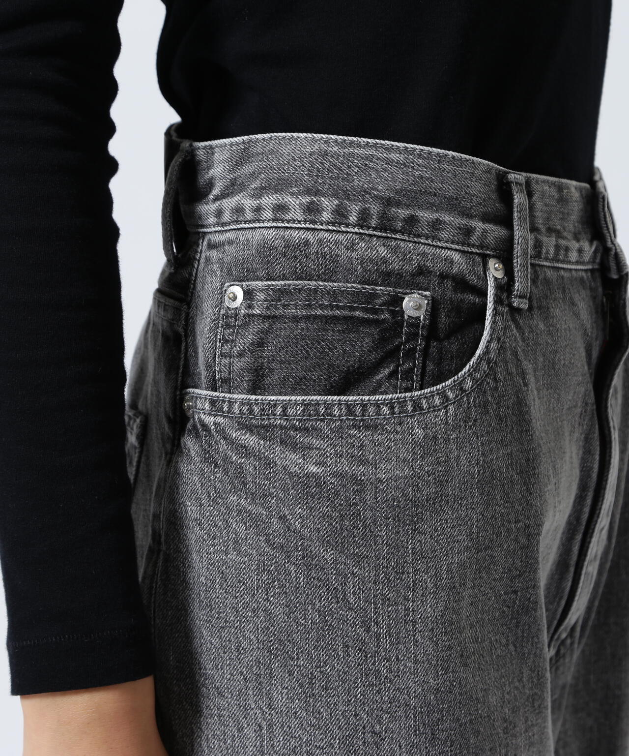 beautiful peopl/ビューティフルピープル/selvedge denim flip hem pants
