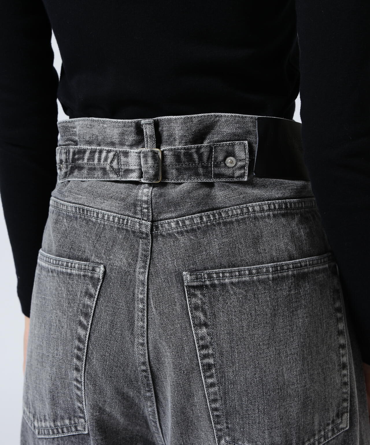 beautiful peopl/ビューティフルピープル/selvedge denim flip hem pants