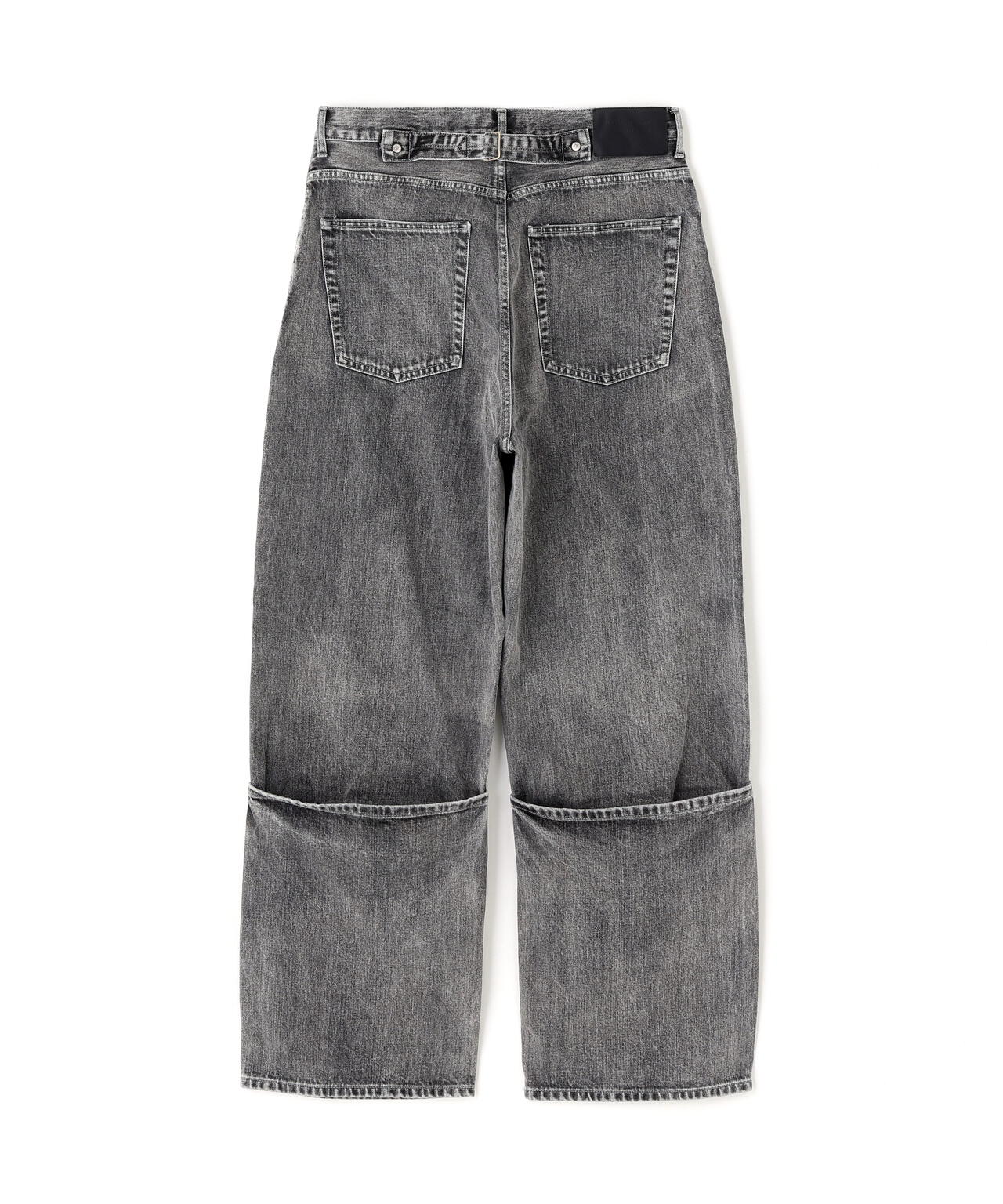 beautiful peopl/ビューティフルピープル/selvedge denim flip hem pants