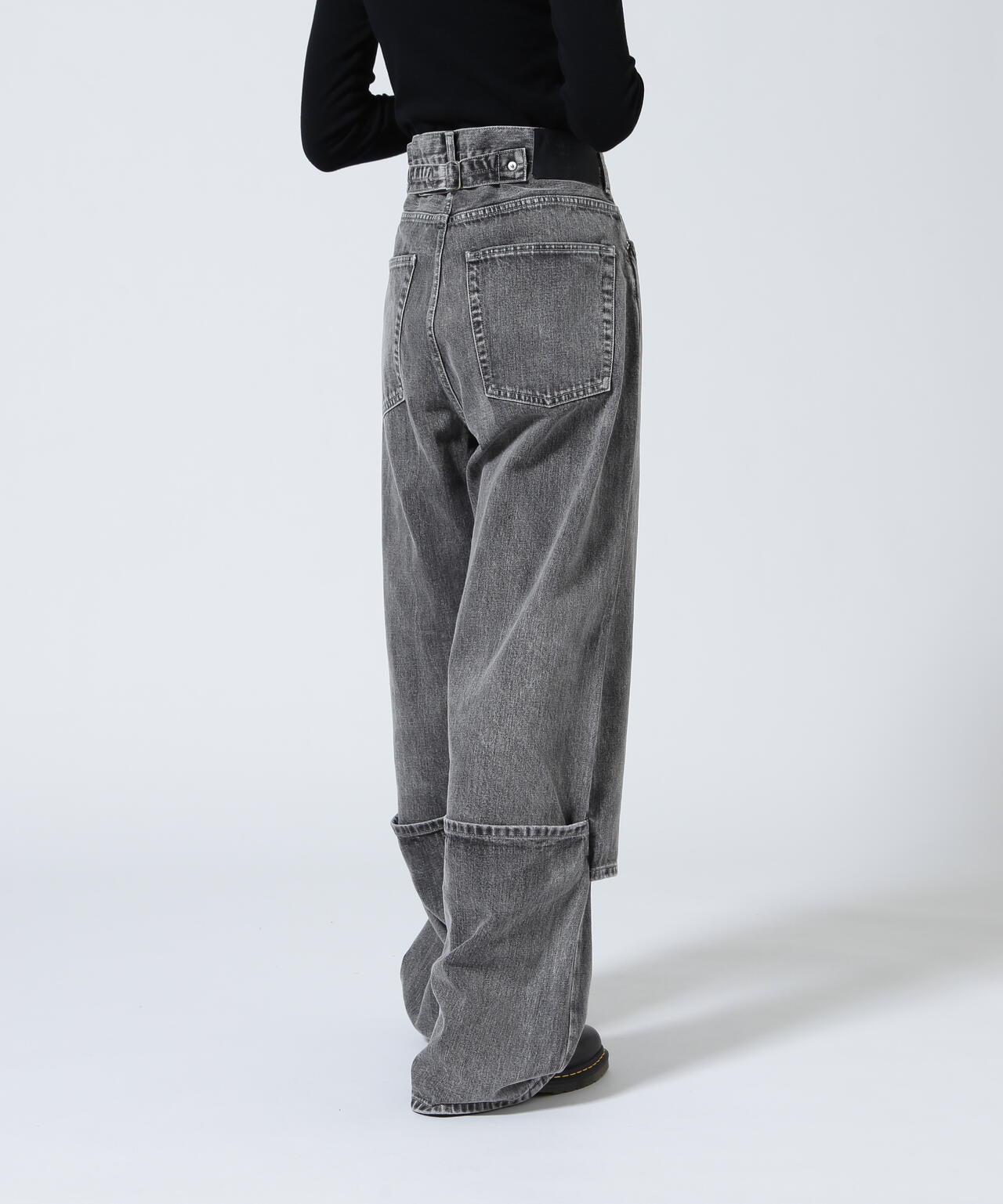 beautiful peopl/ビューティフルピープル/selvedge denim flip hem pants