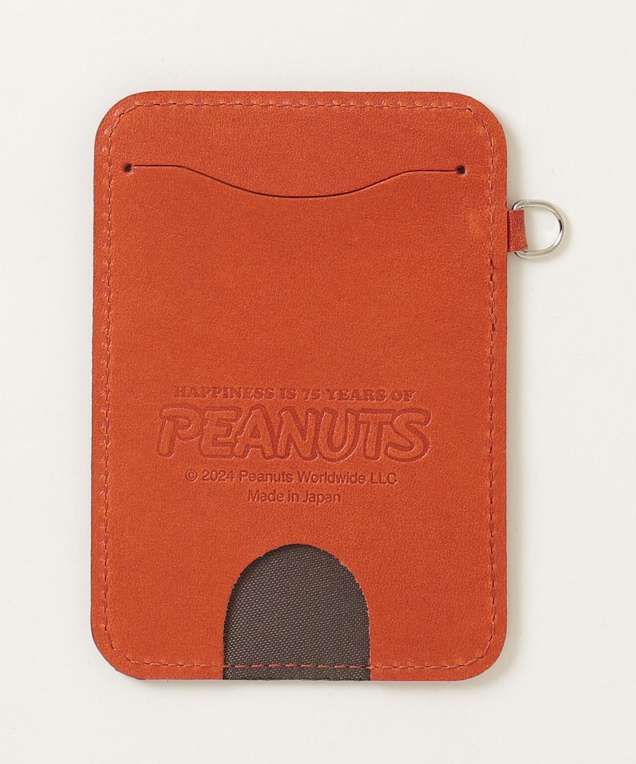 SNOOPY LEATHER COLLECTION/スヌーピーレザーコレクション/栃木レザー75th パスケース