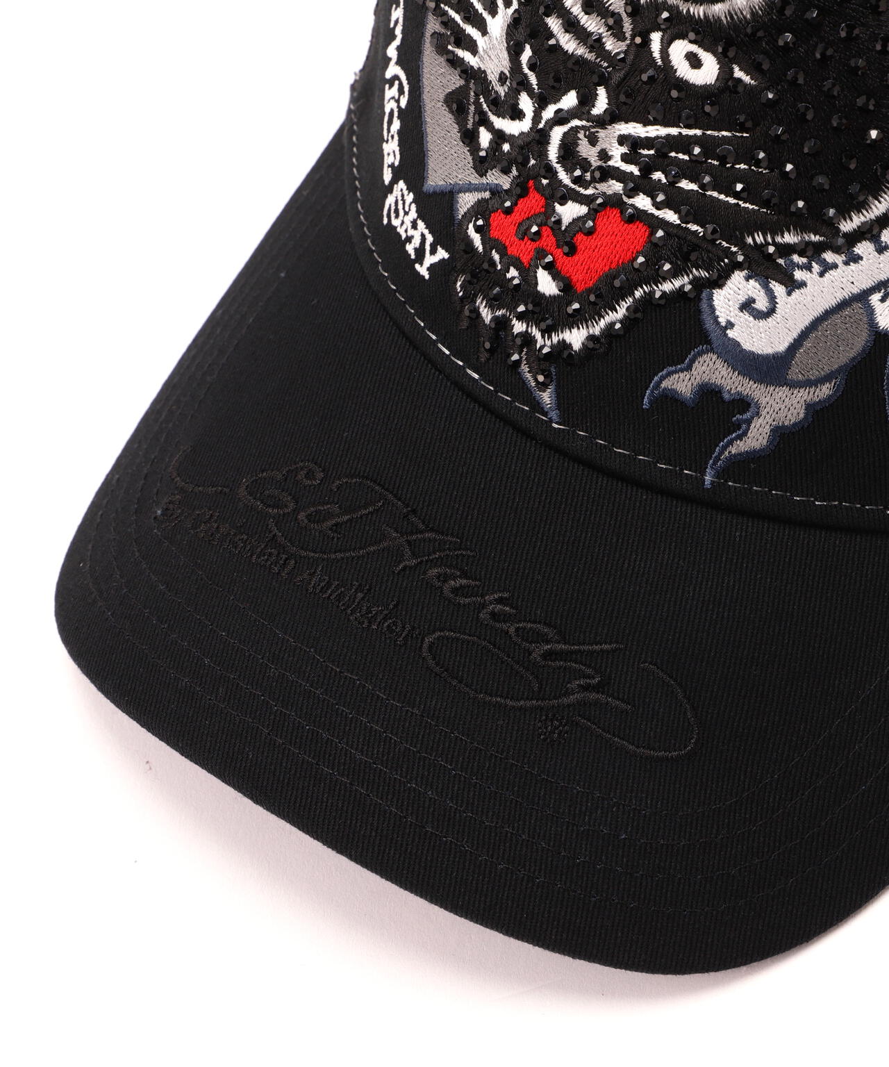 Ed Hardy/エド ハーディー/ED HARDY LEOPARD R-STONE CAP