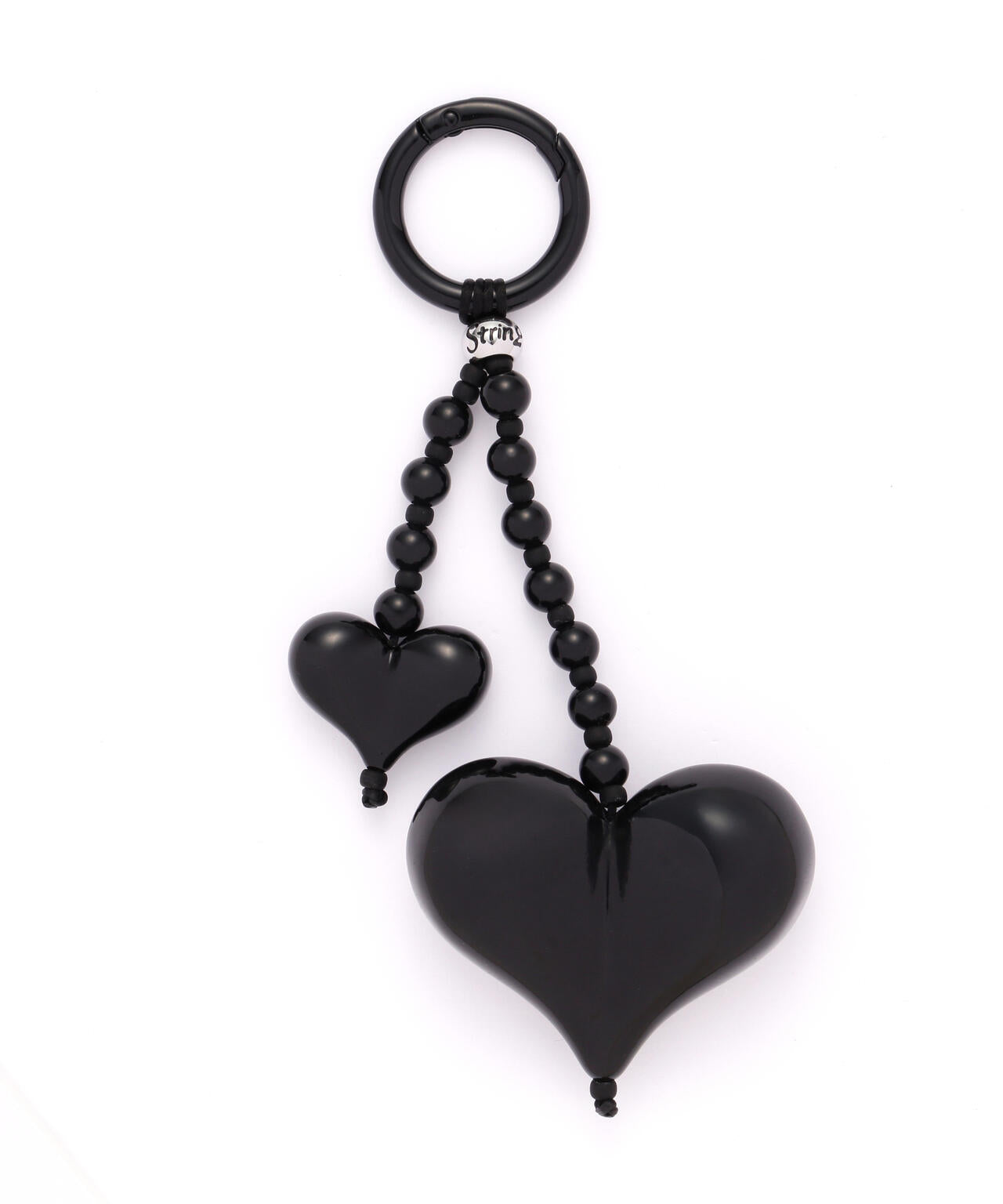 String Ting/Big Love Obsidian Shorty Bag Charm