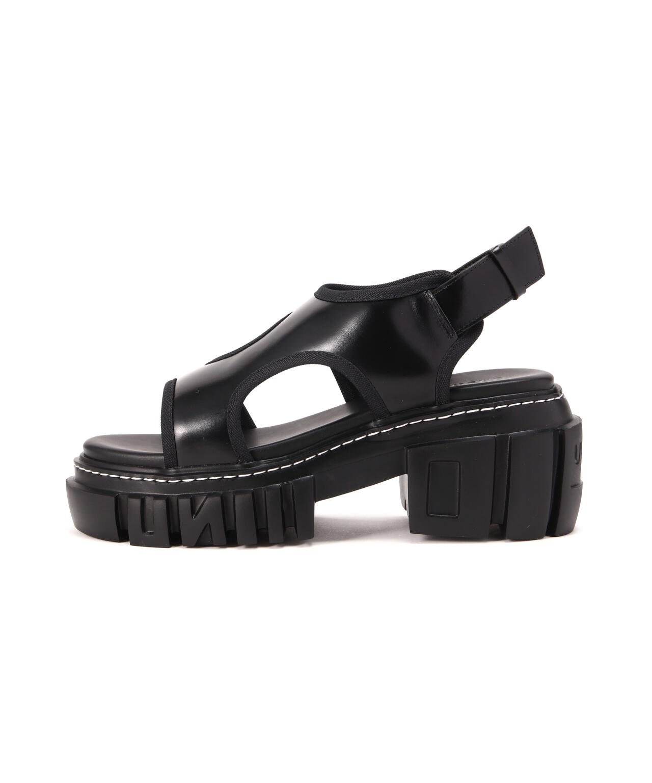 UN3D./アンスリード/HOLE CUTTING LEATHER SANDAL