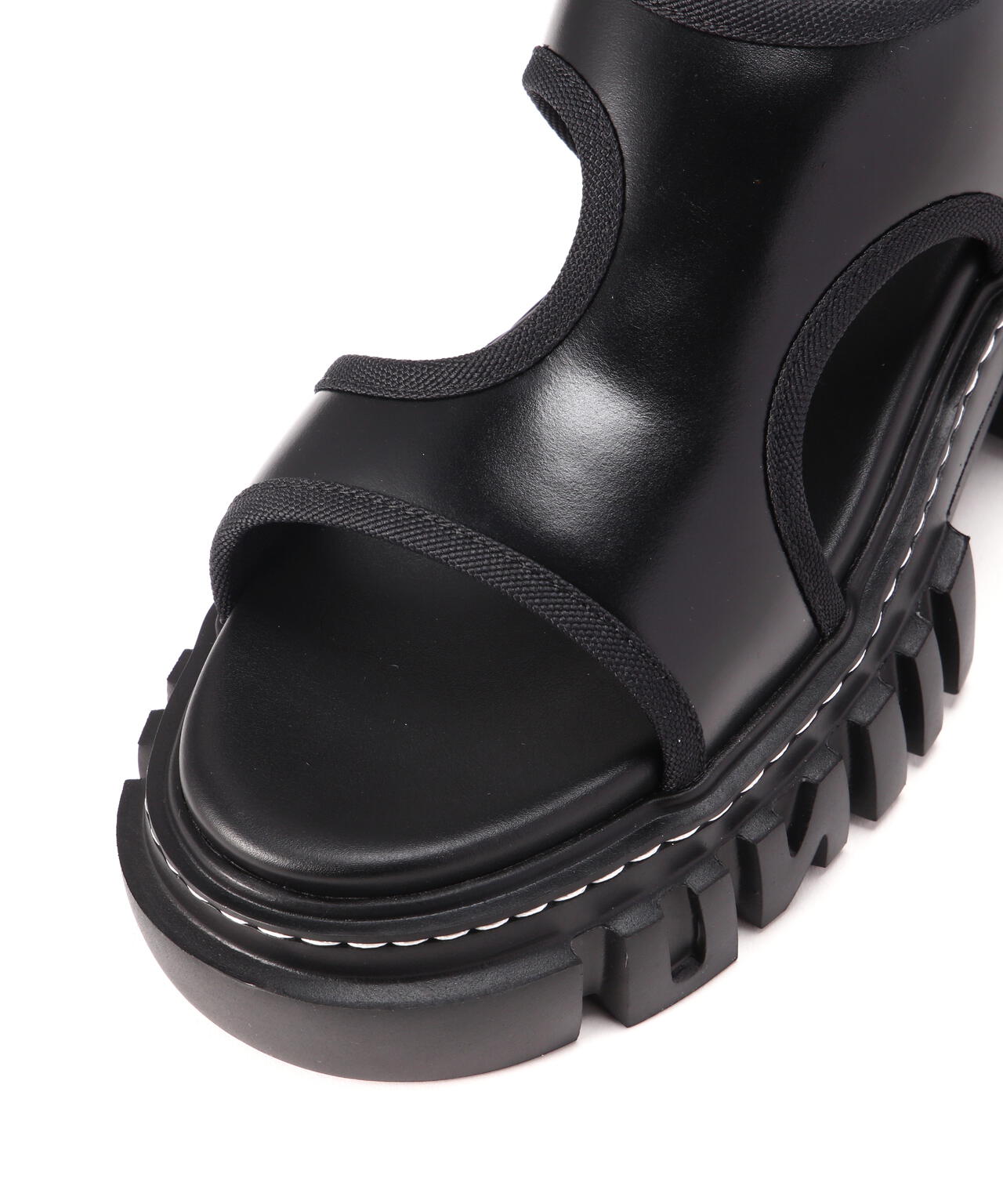 UN3D./アンスリード/HOLE CUTTING LEATHER SANDAL