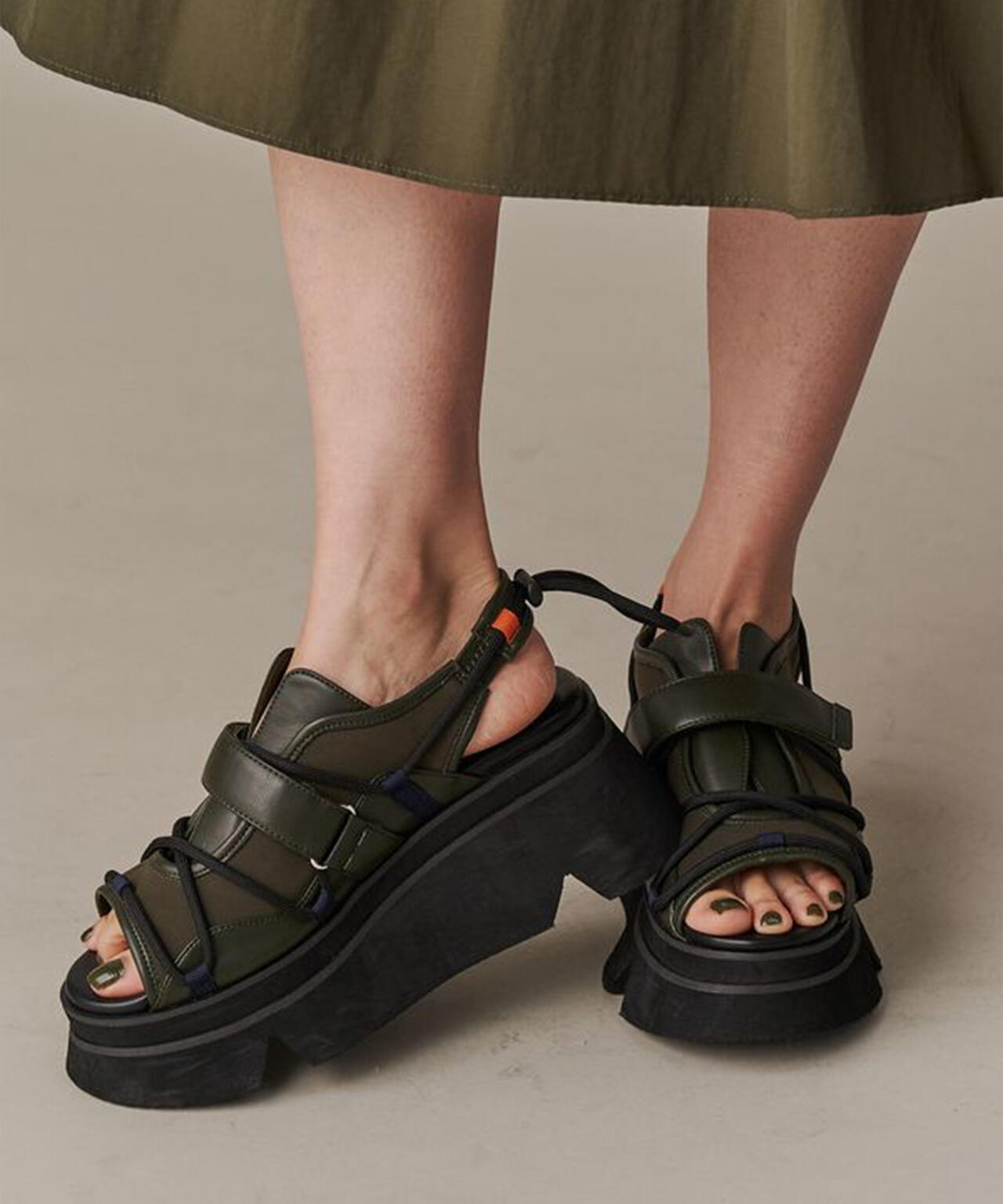 UN3D./アンスリード/WAVE CODE VOLUME SOLE SANDALS