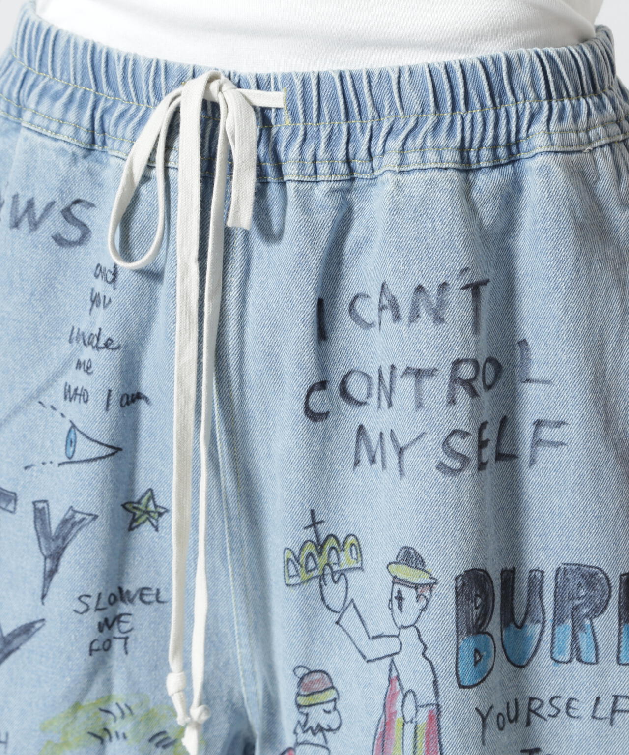 guernika/ゲルニカ/All painted denim short pants