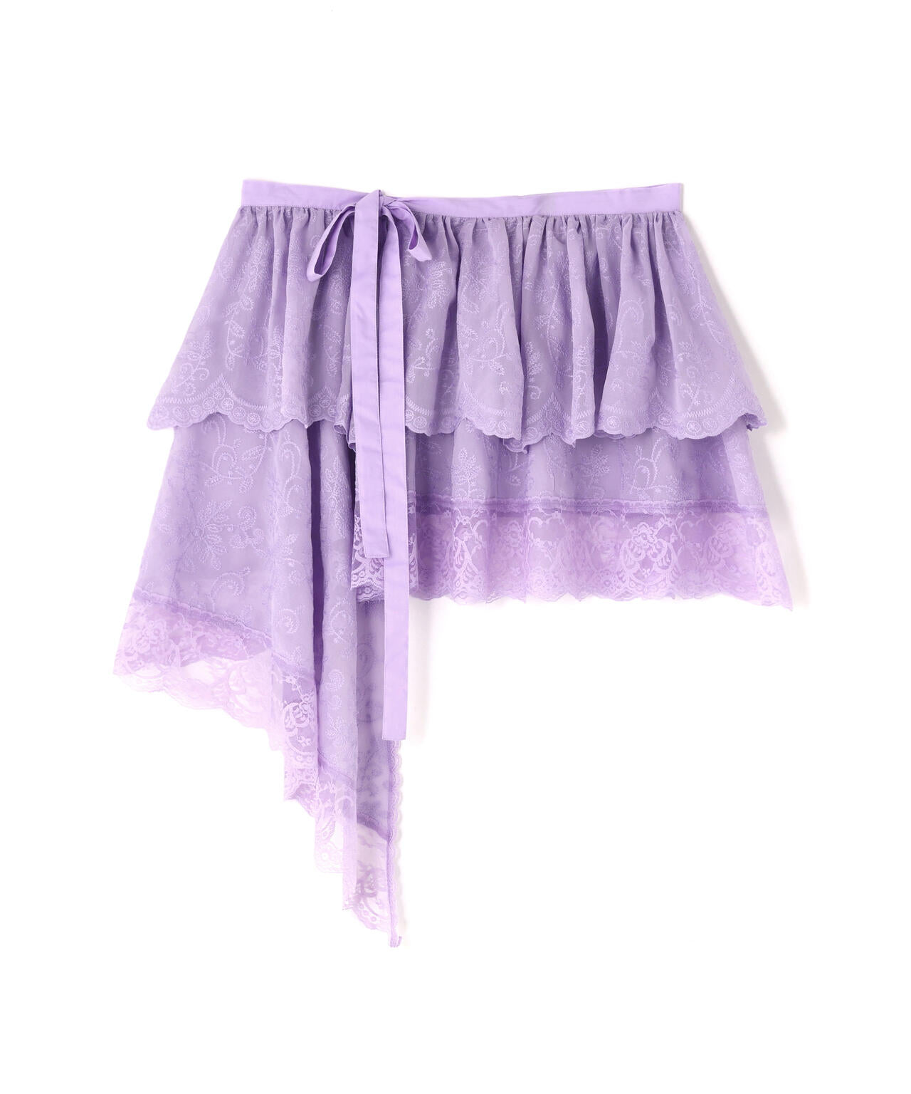 ANNA SUI NYC/アナ スイ エヌワイシー/アシメレーススカート