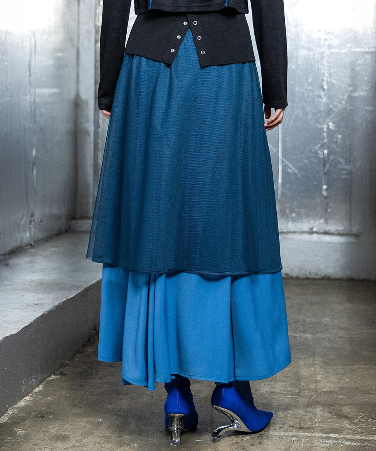 AULA AILA/アウラアイラ/LAYERED TULLE SET SKIRT