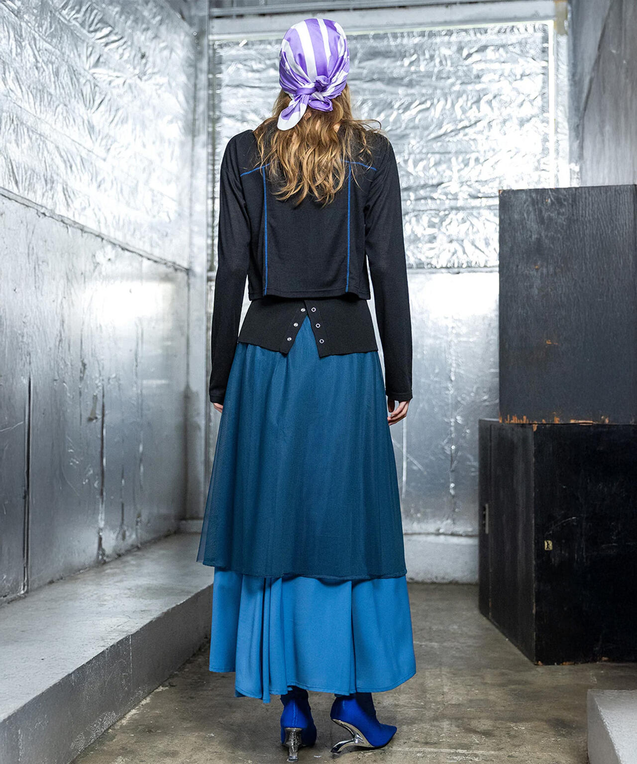 AULA AILA/アウラアイラ/LAYERED TULLE SET SKIRT