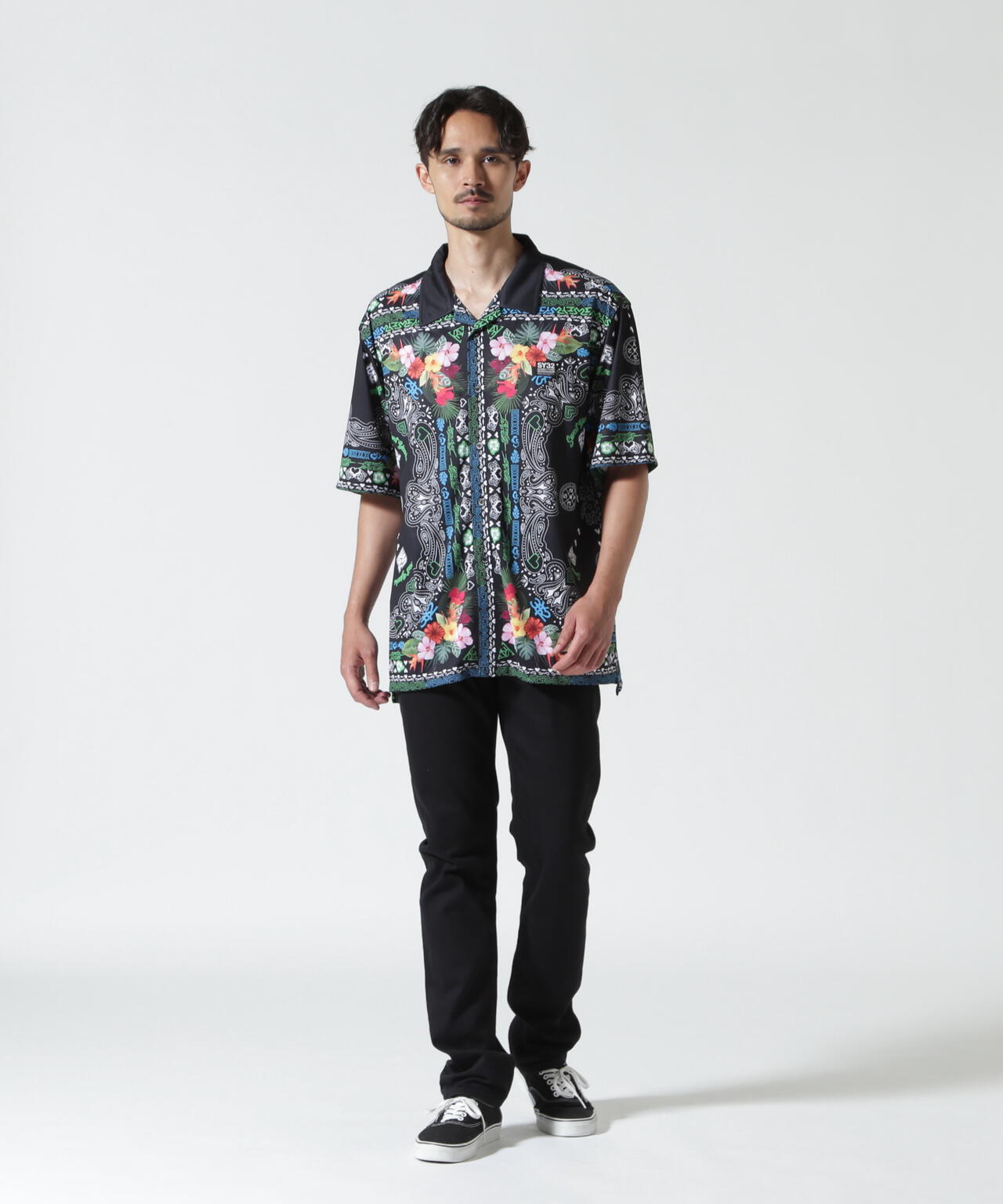 SY32 by SWEET YEARS/RESORT PAISLEY SHIRTS