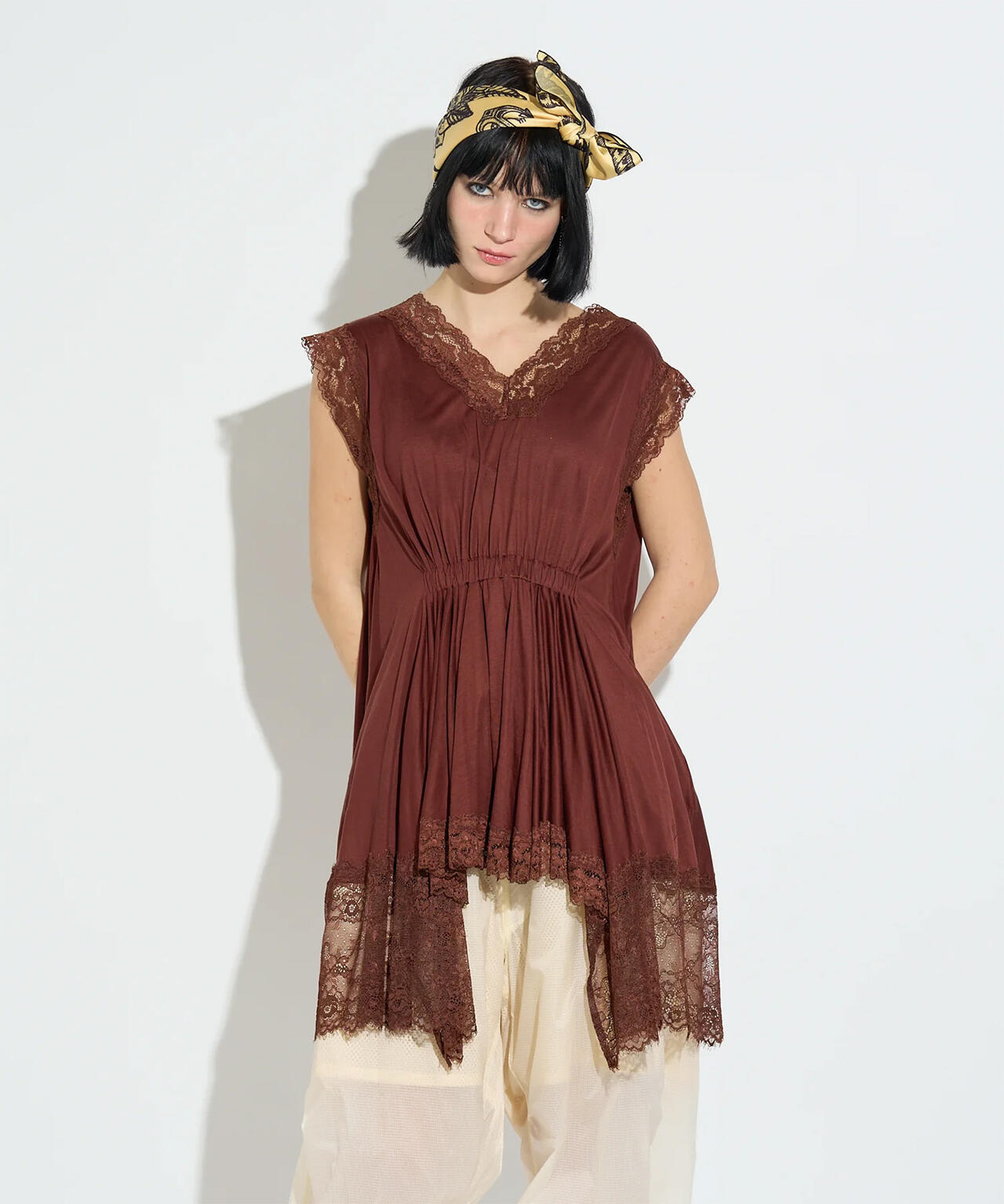 ANNA SUI NYC/アナ スイ エヌワイシー/イレギュラーへムドールチュニック