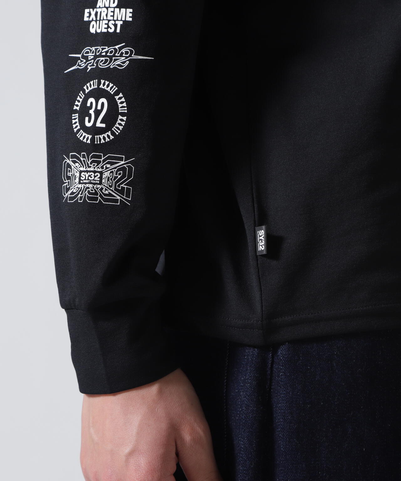 SY32 by SWEET YEARS /エスワイサーティトゥ バイ スィートイヤーズ/MULTI LOGO L/S TEE