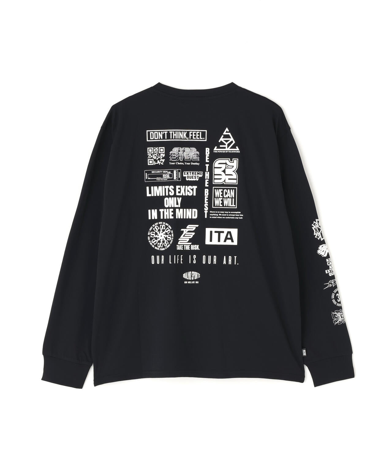 SY32 by SWEET YEARS /エスワイサーティトゥ バイ スィートイヤーズ/MULTI LOGO L/S TEE