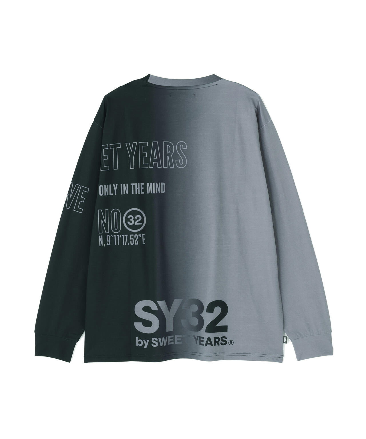 SY32 by SWEET YEARS/エスワイサーティトゥ バイ スィートイヤーズ/GRADATION LOGO L/S TEE