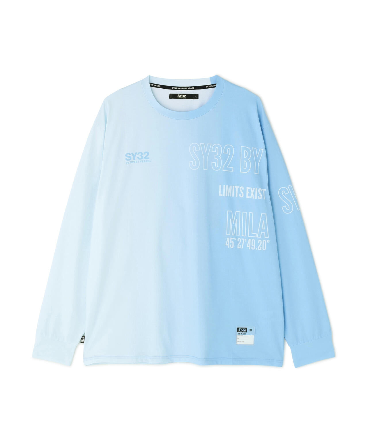 SY32 by SWEET YEARS/エスワイサーティトゥ バイ スィートイヤーズ/GRADATION LOGO L/S TEE