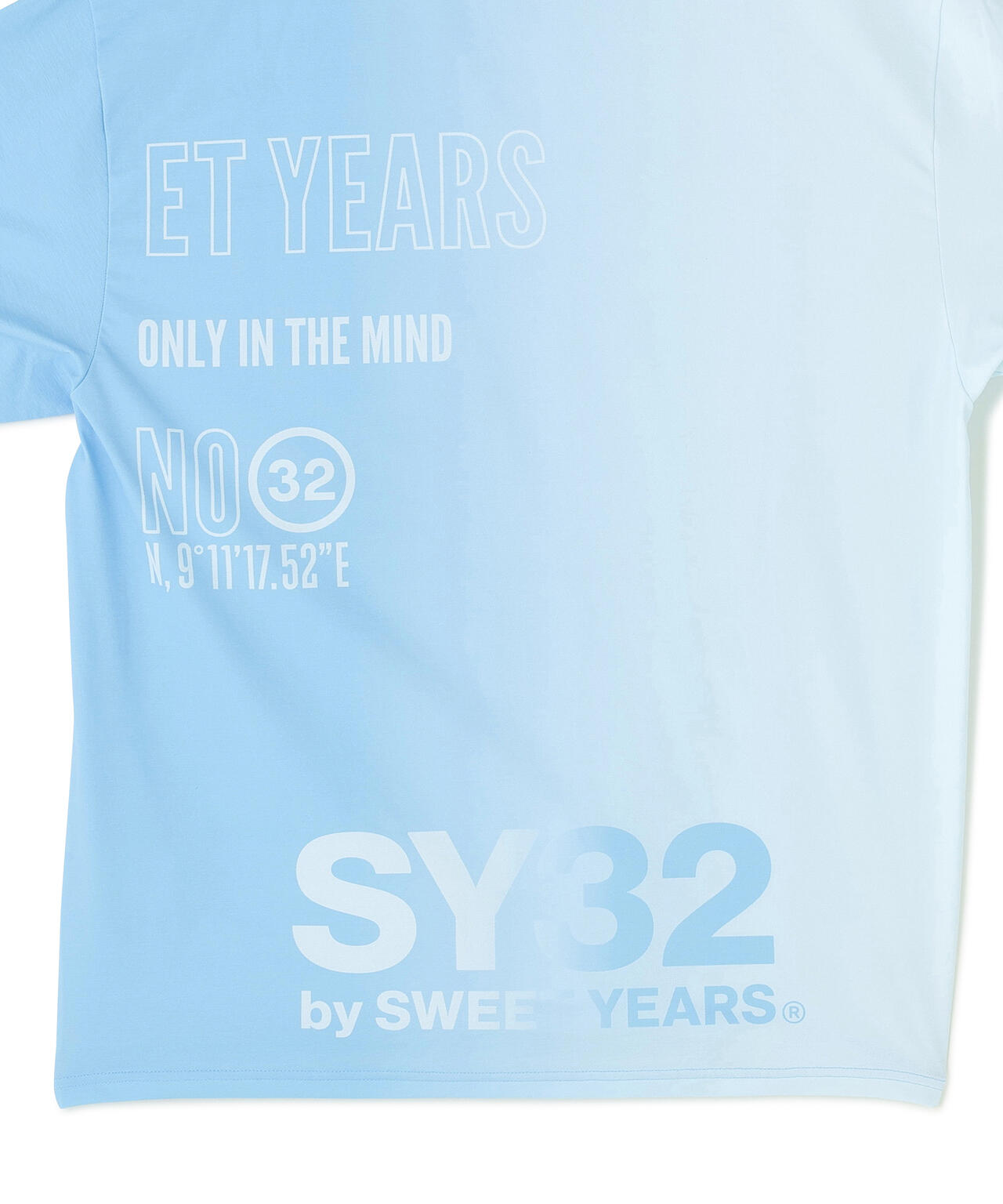 SY32 by SWEET YEARS/エスワイサーティトゥ バイ スィートイヤーズ/GRADATION LOGO L/S TEE