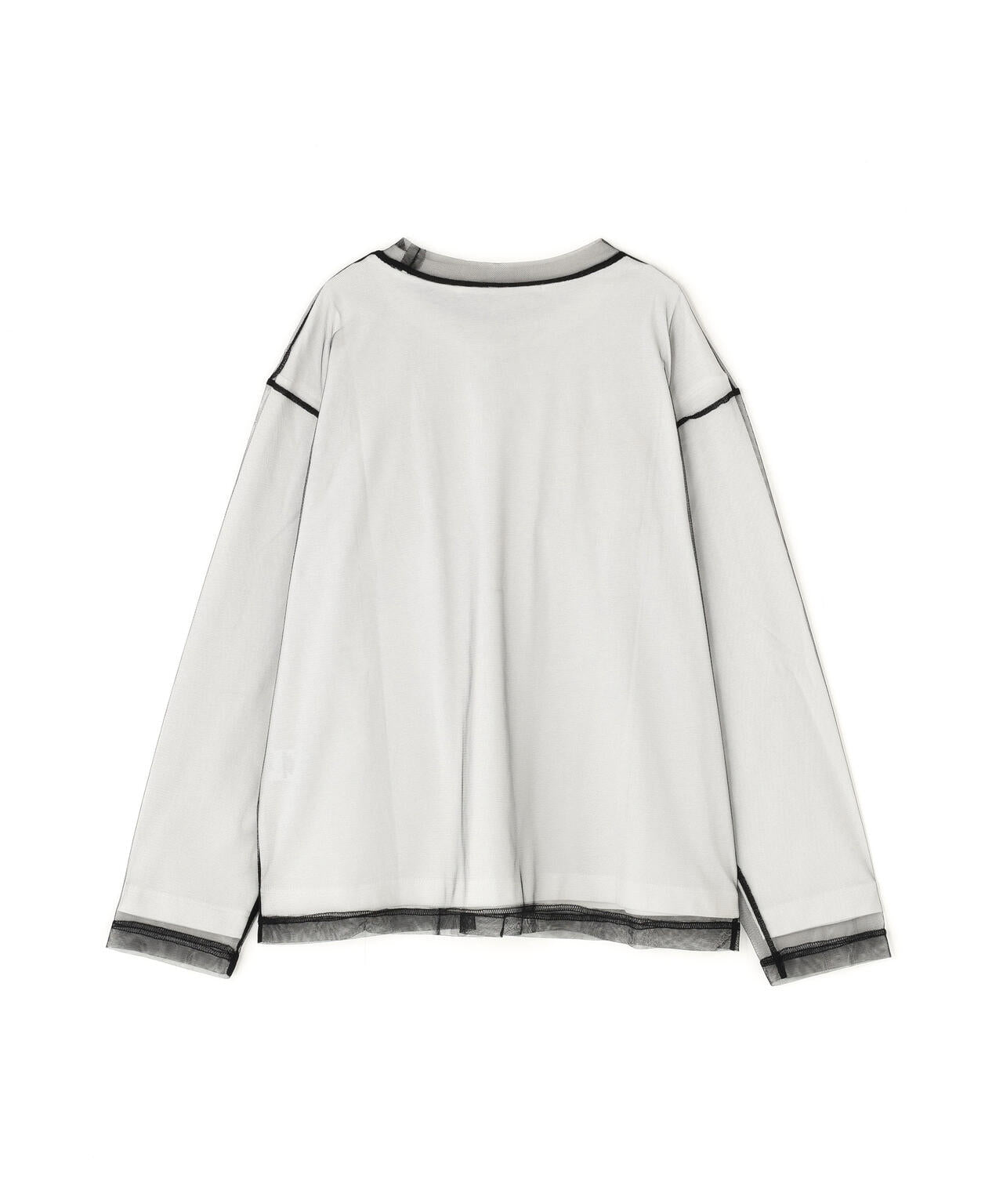 ANNA SUI NYC/アナ スイ エヌワイシー/メッシュレイヤードロングTシャツ
