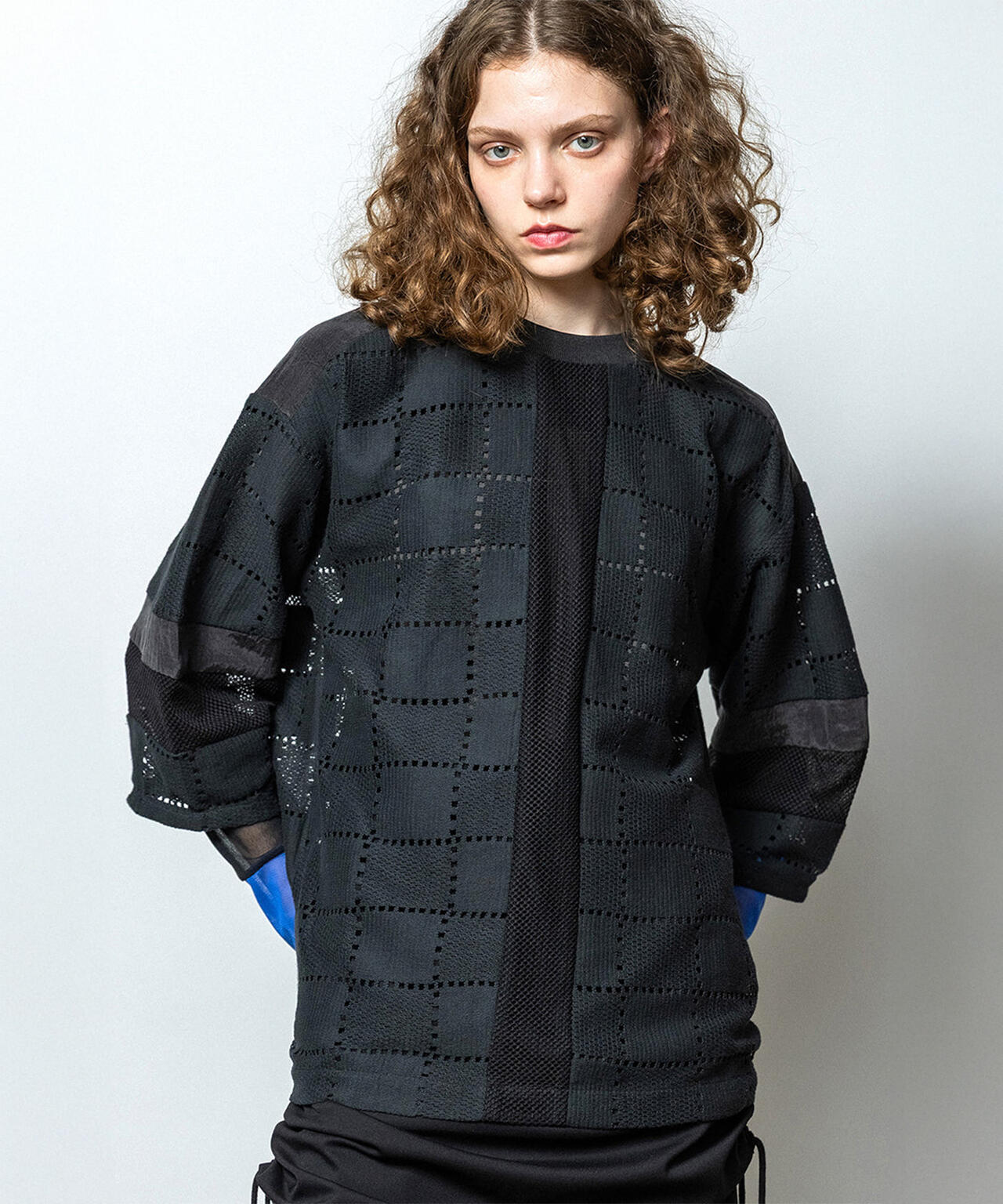 AULA AILA/アウラアイラ/SQUARE LACE PULLOVER