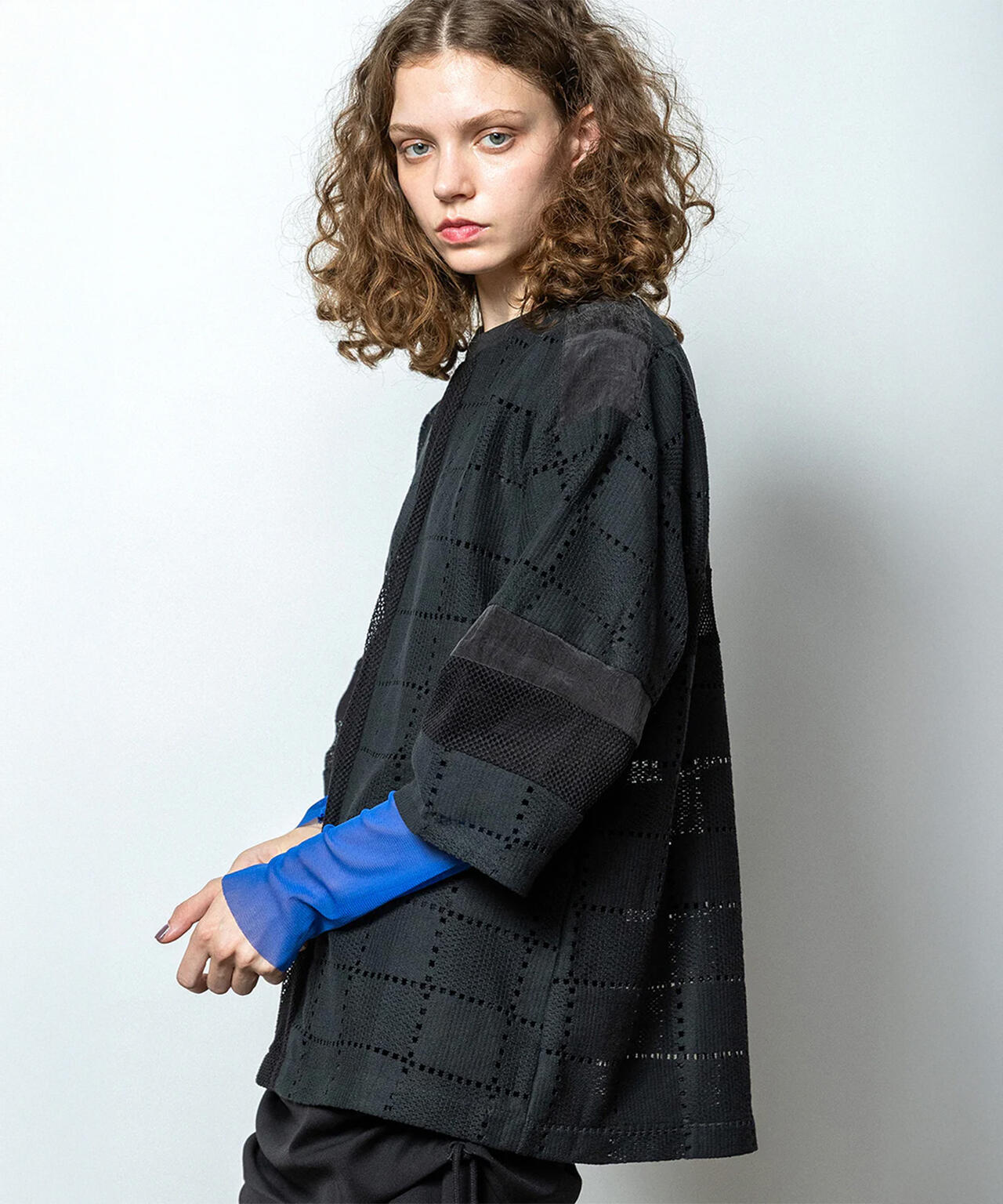 AULA AILA/アウラアイラ/SQUARE LACE PULLOVER