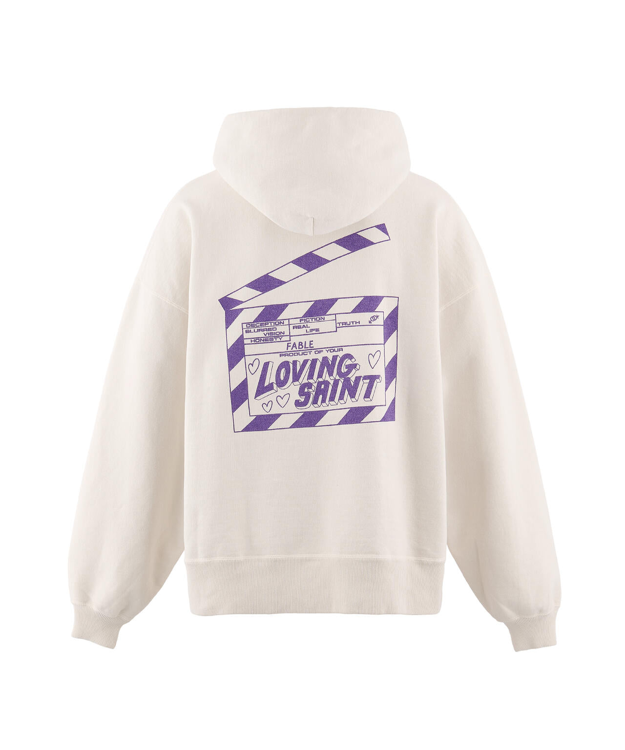 SAINT MICHAEL/セントマイケル/HOODIE/I LOVE SAINT/WHITE