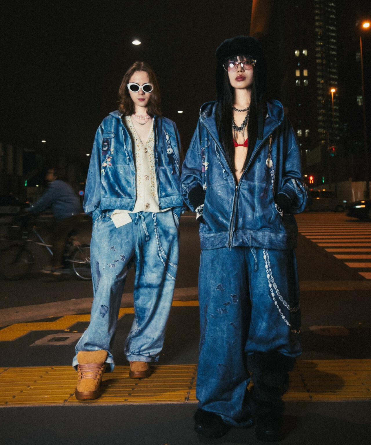 TALKING ABOUT THE ABSTRACTION/EX SWEAT ACC PARKA