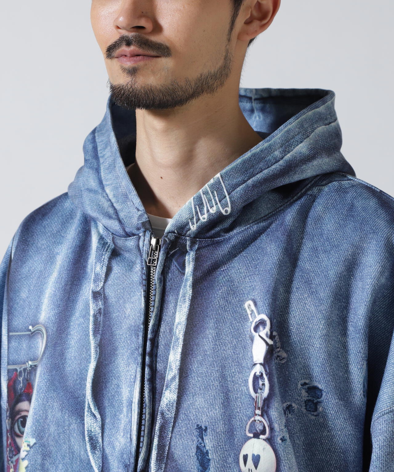 TALKING ABOUT THE ABSTRACTION/EX SWEAT ACC PARKA