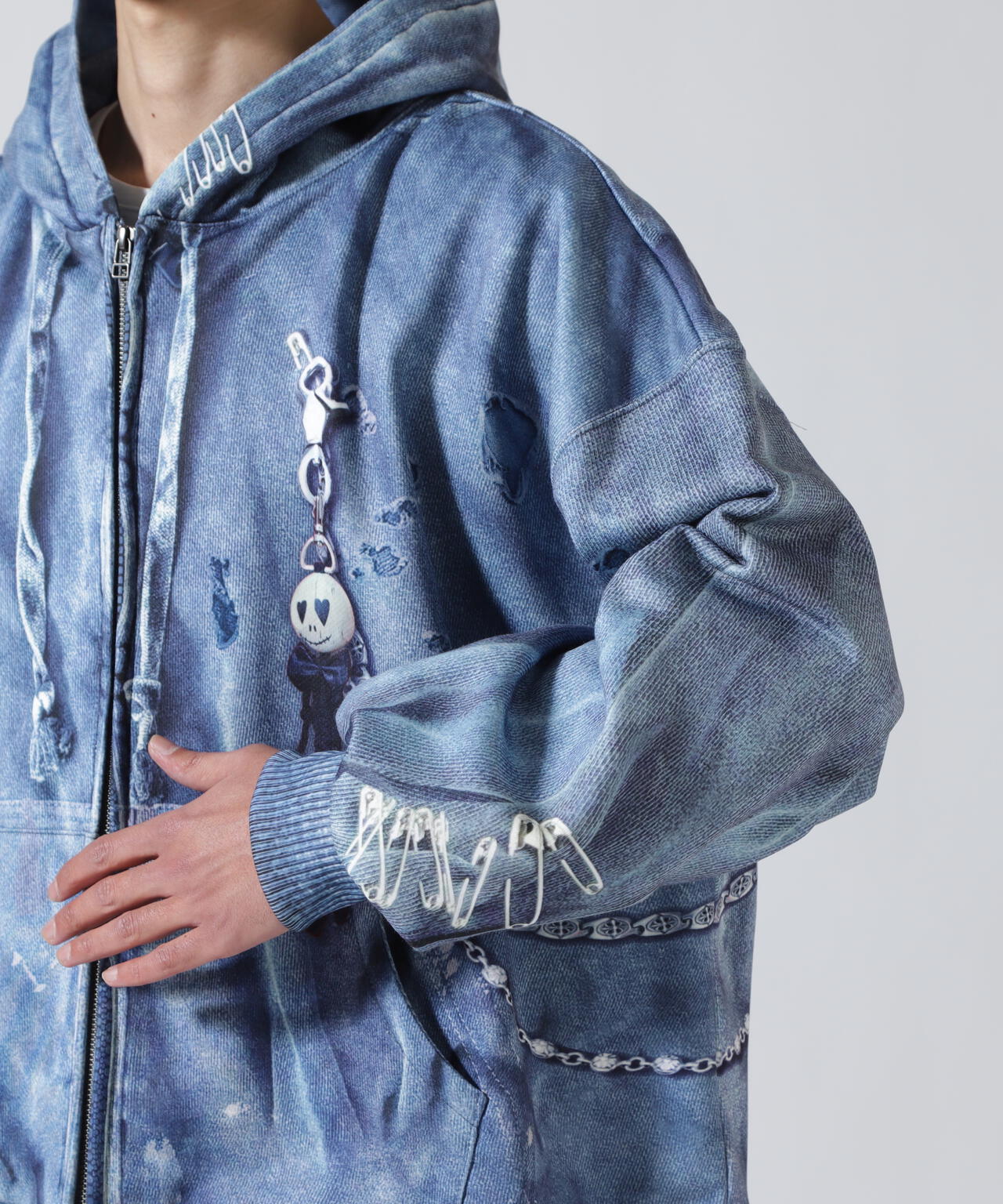 TALKING ABOUT THE ABSTRACTION/EX SWEAT ACC PARKA