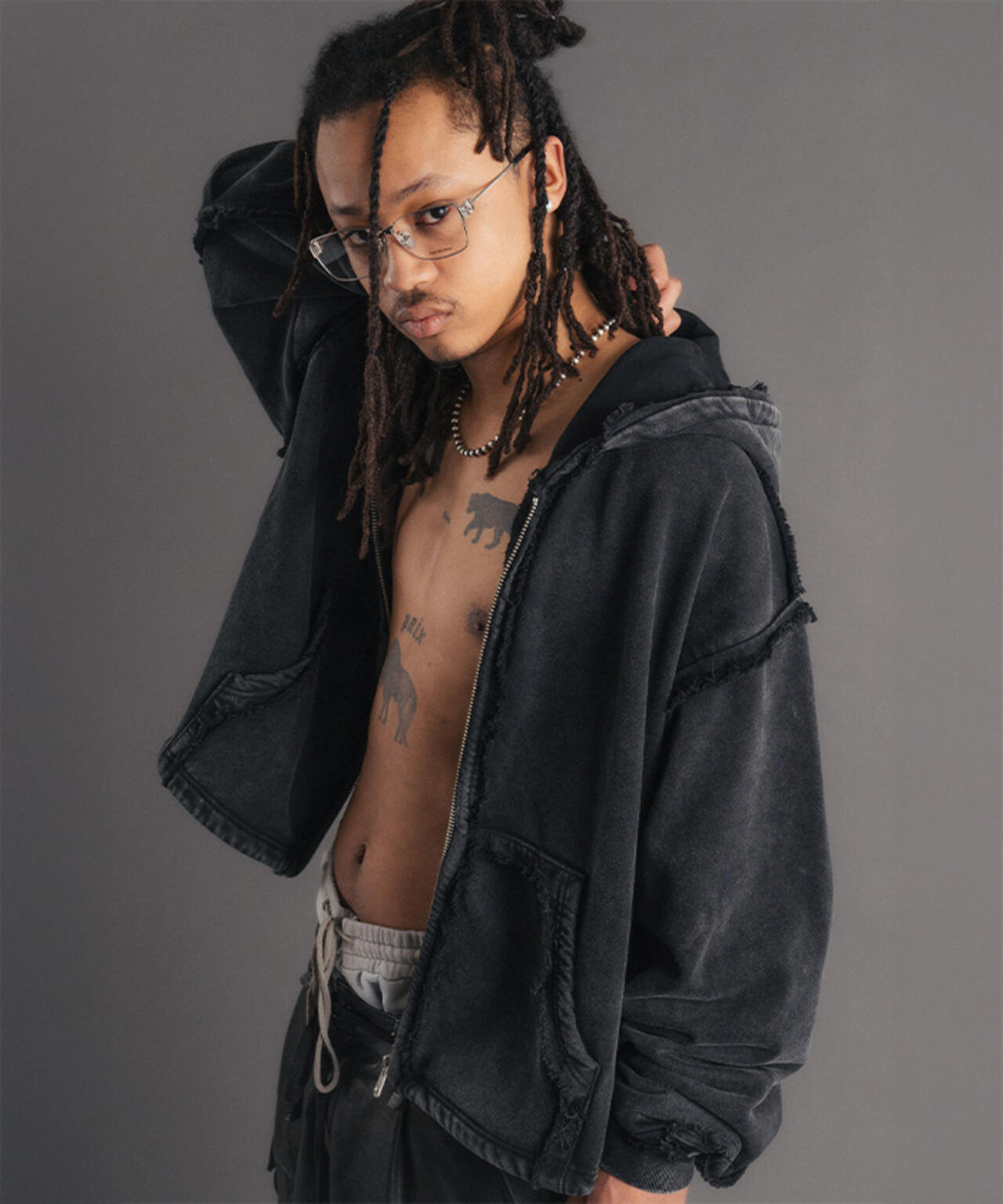 FR(13)NDS/フレンズ/CHEMICAL SWEAT ZIP HOODIE