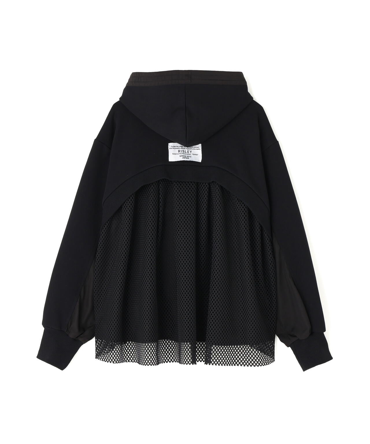 Risley/リズレー/Back mesh hoodie
