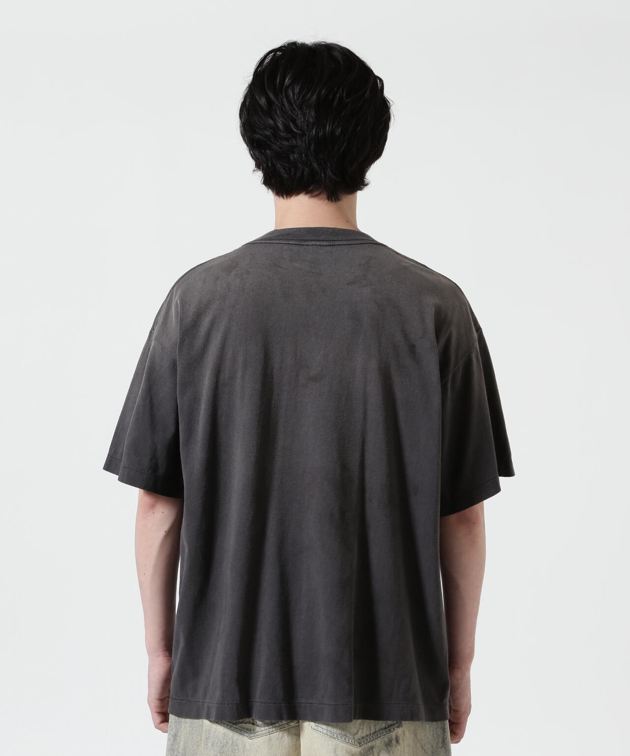 SAINT MICHAEL/セントマイケル/SS T-SHIRT/ALMITHY SAINT/BLACK