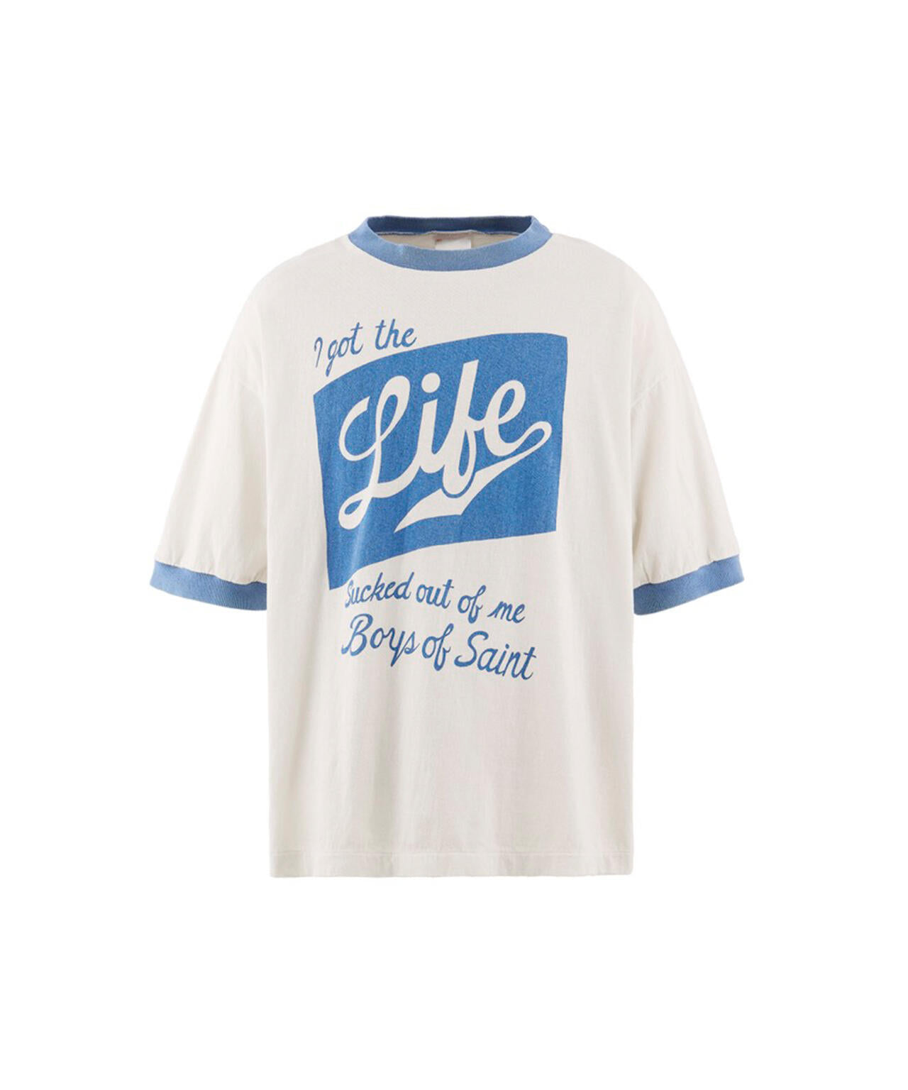 SAINT MICHAEL/セントマイケル/BOS_SS T-SHIRT/RINGER TEE