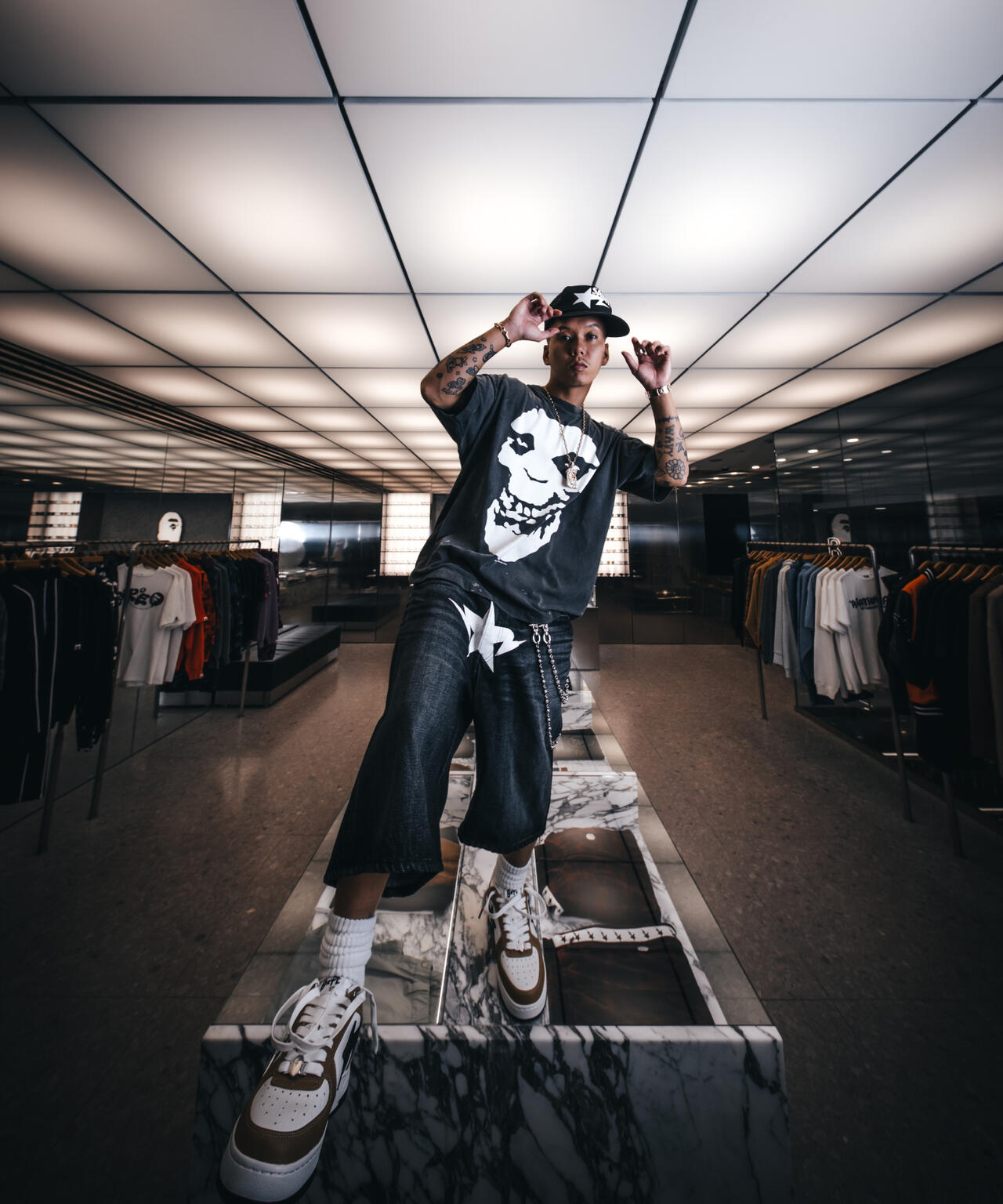 SAINT MICHAEL/セントマイケル/BAPE_SS T-SHIRT/ALWAYS LOVE