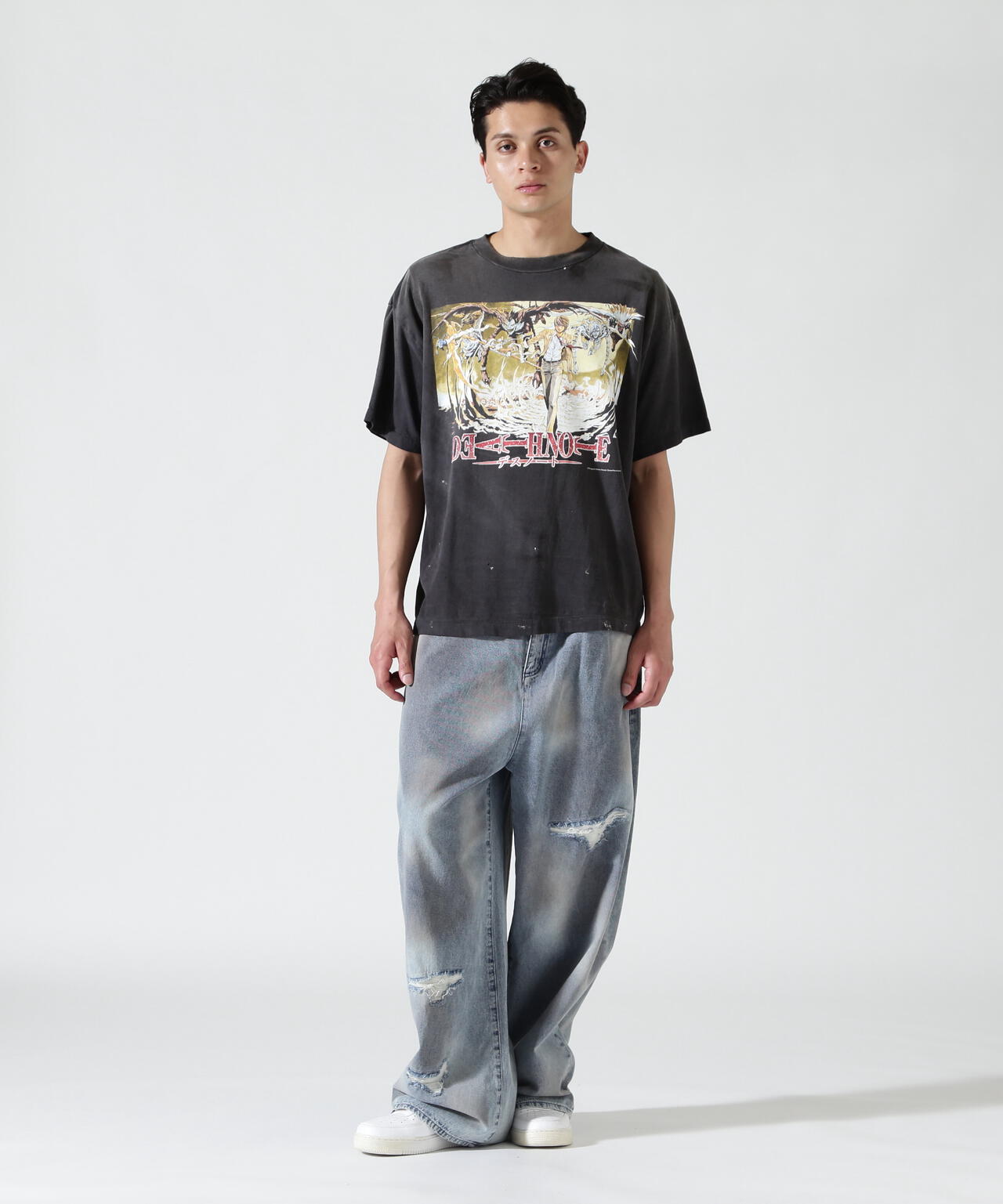 SAINT MICHAEL/セントマイケル/DN_SS T-SHIRT/DETH NOTE/BLACK