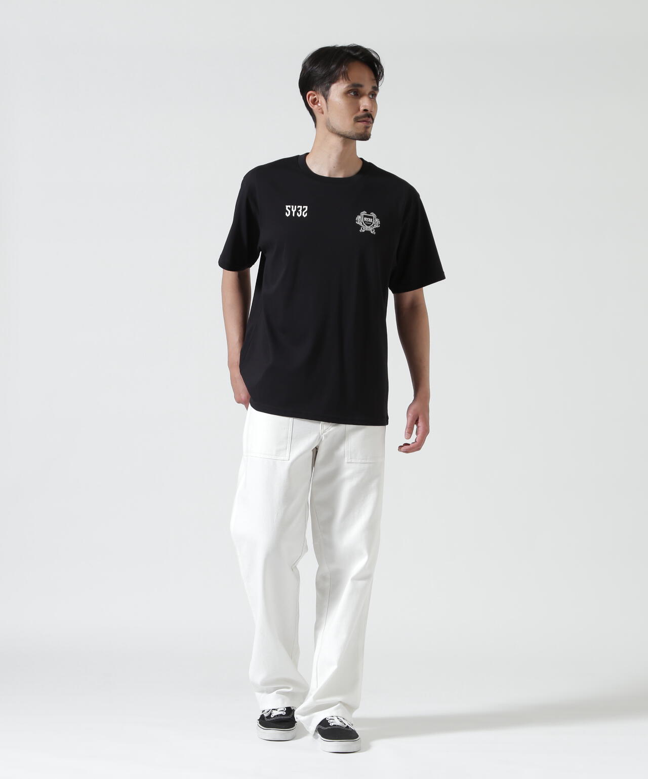 SY32 by SWEET YEARS/EMBLEM LOGO TEE