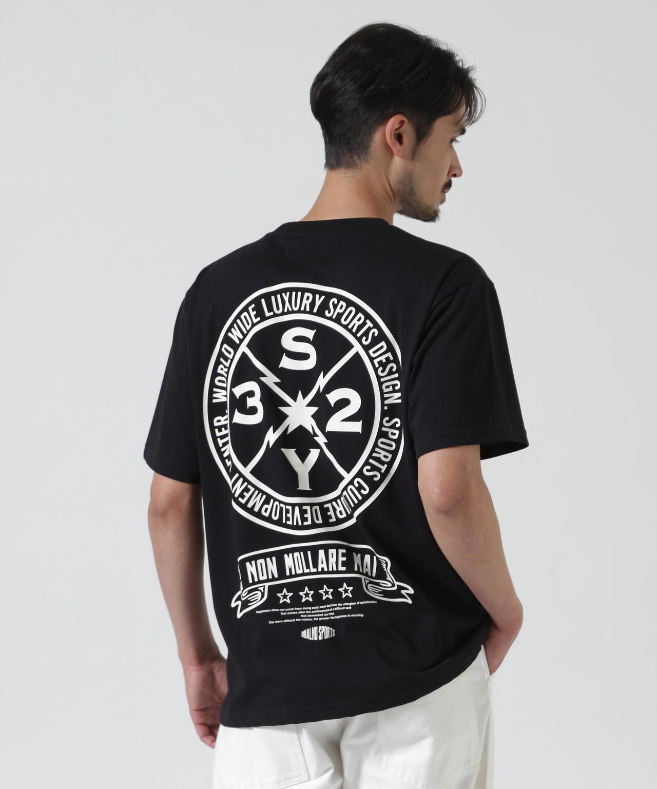 SY32 by SWEET YEARS /BACK CIRCLE LOGO TEE