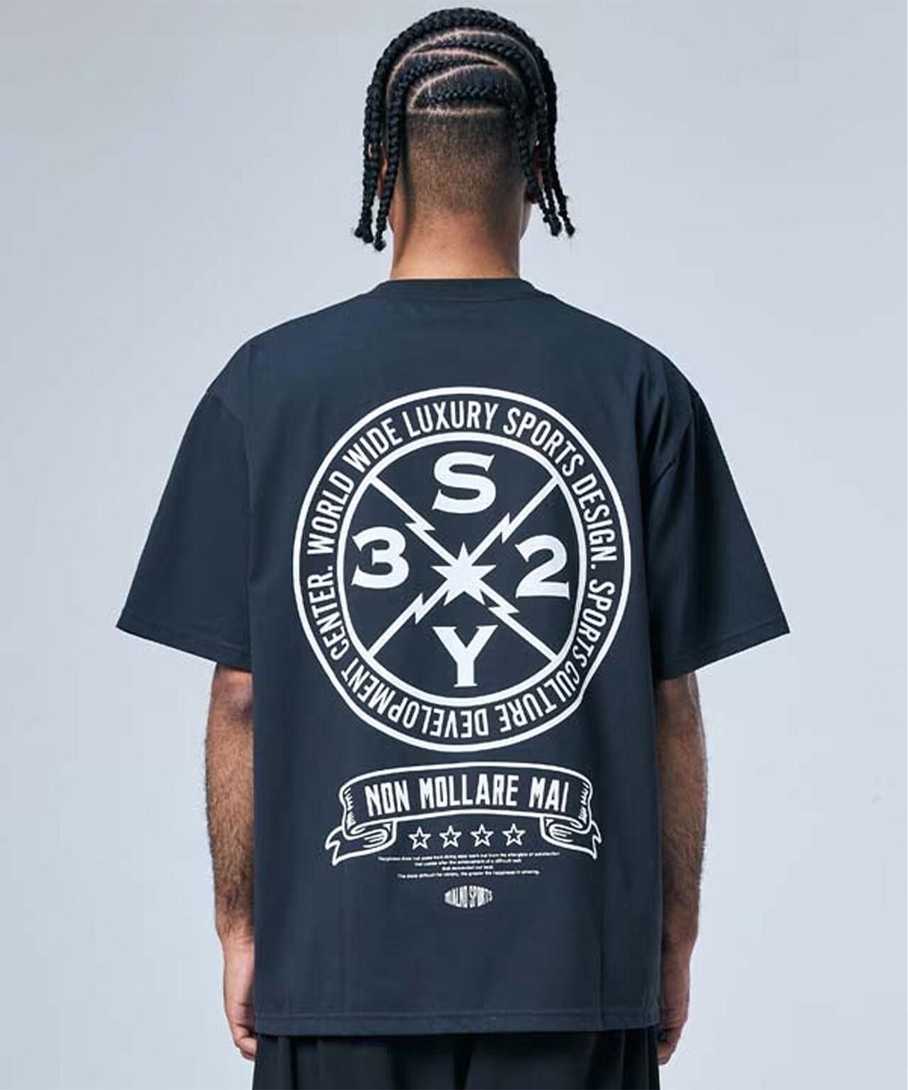 SY32 by SWEET YEARS /BACK CIRCLE LOGO TEE
