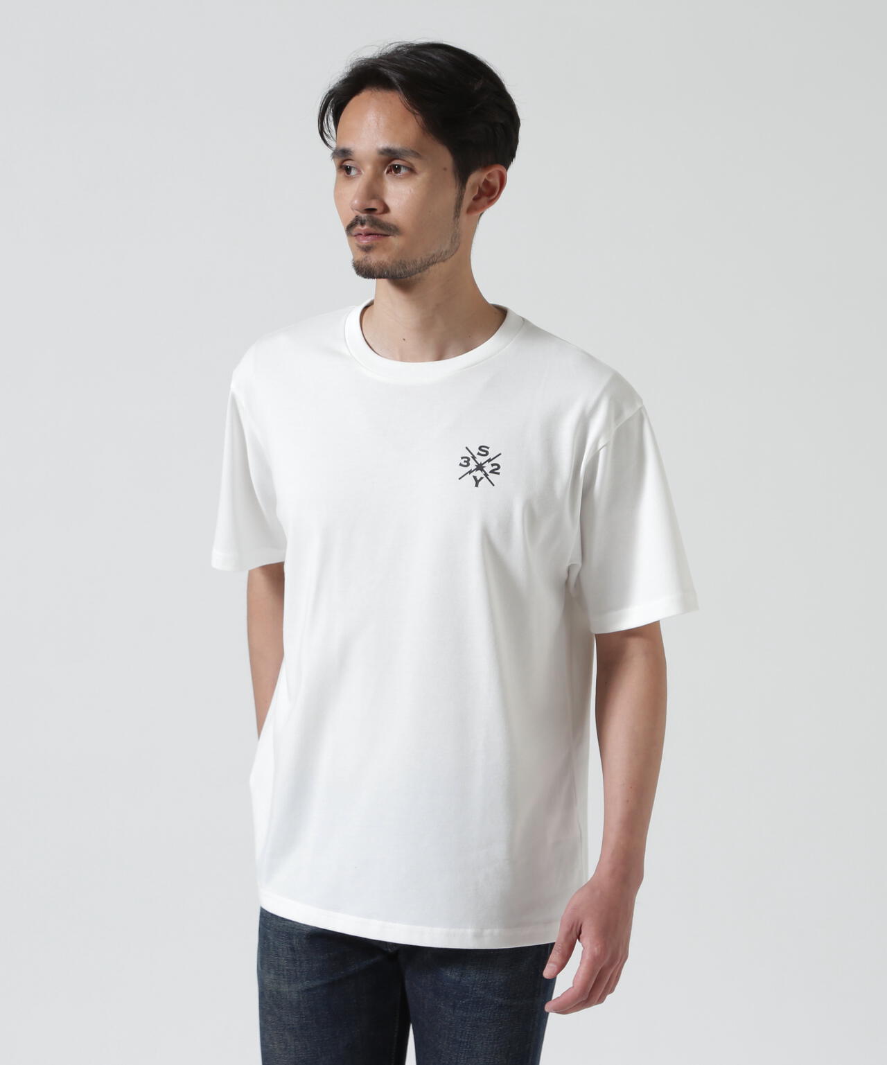 SY32 by SWEET YEARS /BACK CIRCLE LOGO TEE