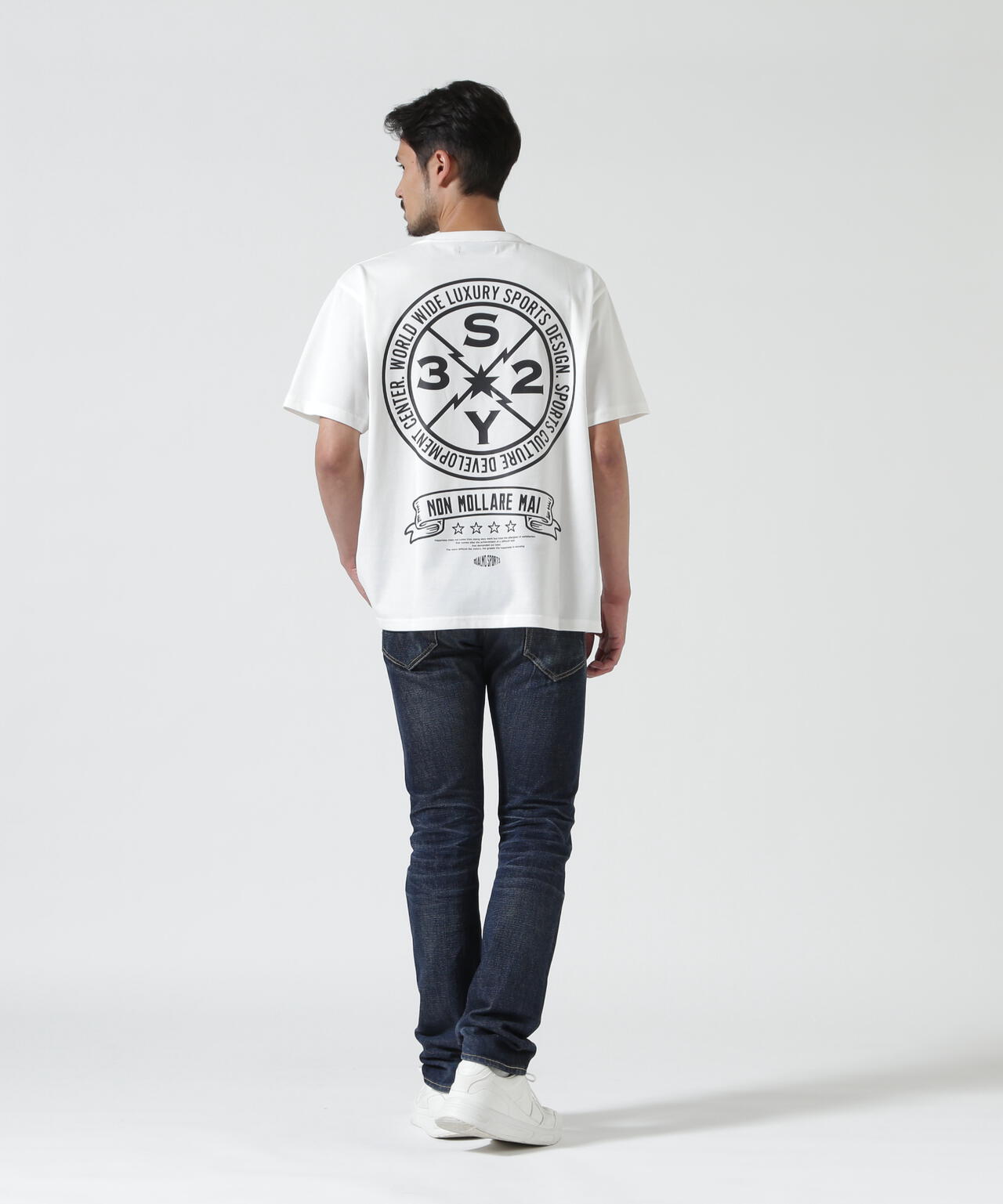 SY32 by SWEET YEARS /BACK CIRCLE LOGO TEE