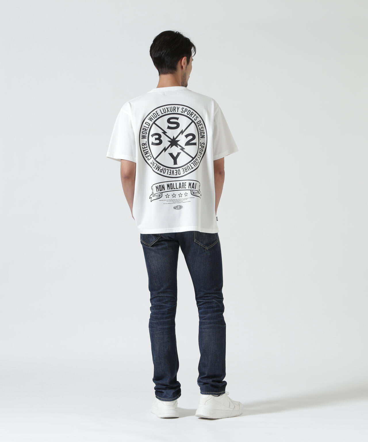 SY32 by SWEET YEARS /BACK CIRCLE LOGO TEE