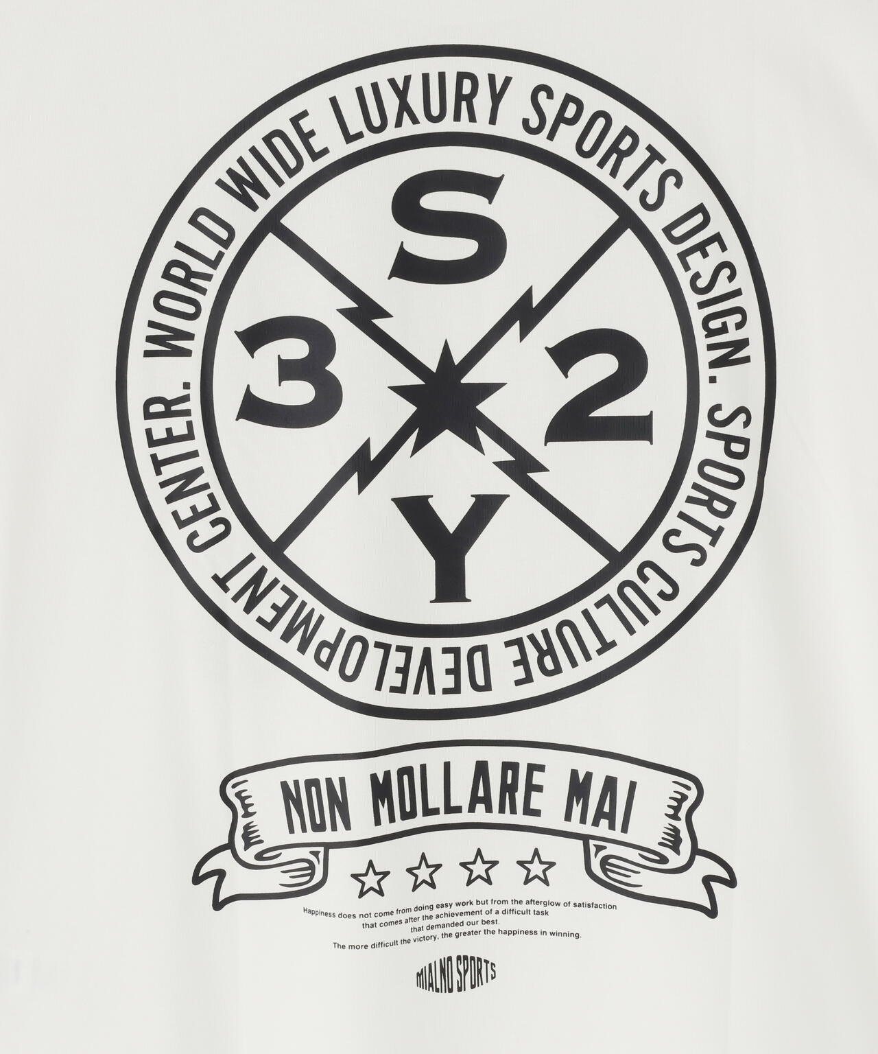 SY32 by SWEET YEARS /BACK CIRCLE LOGO TEE
