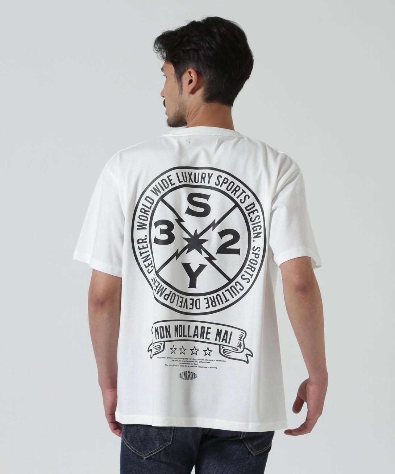 SY32 by SWEET YEARS /BACK CIRCLE LOGO TEE