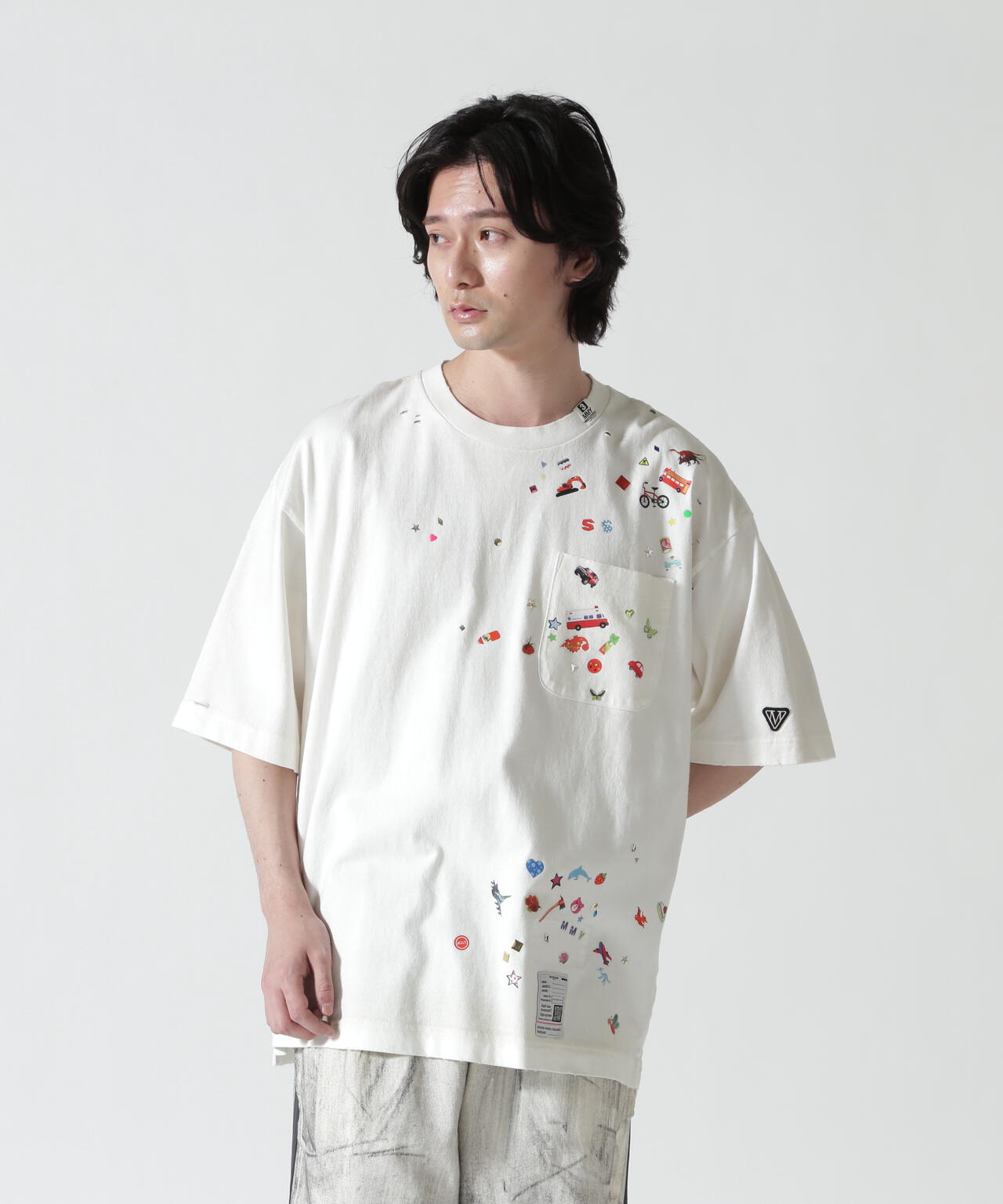 Maison MIHARAYASUHIRO/メゾン ミハラヤスヒロ/KIDS STICKER TEE