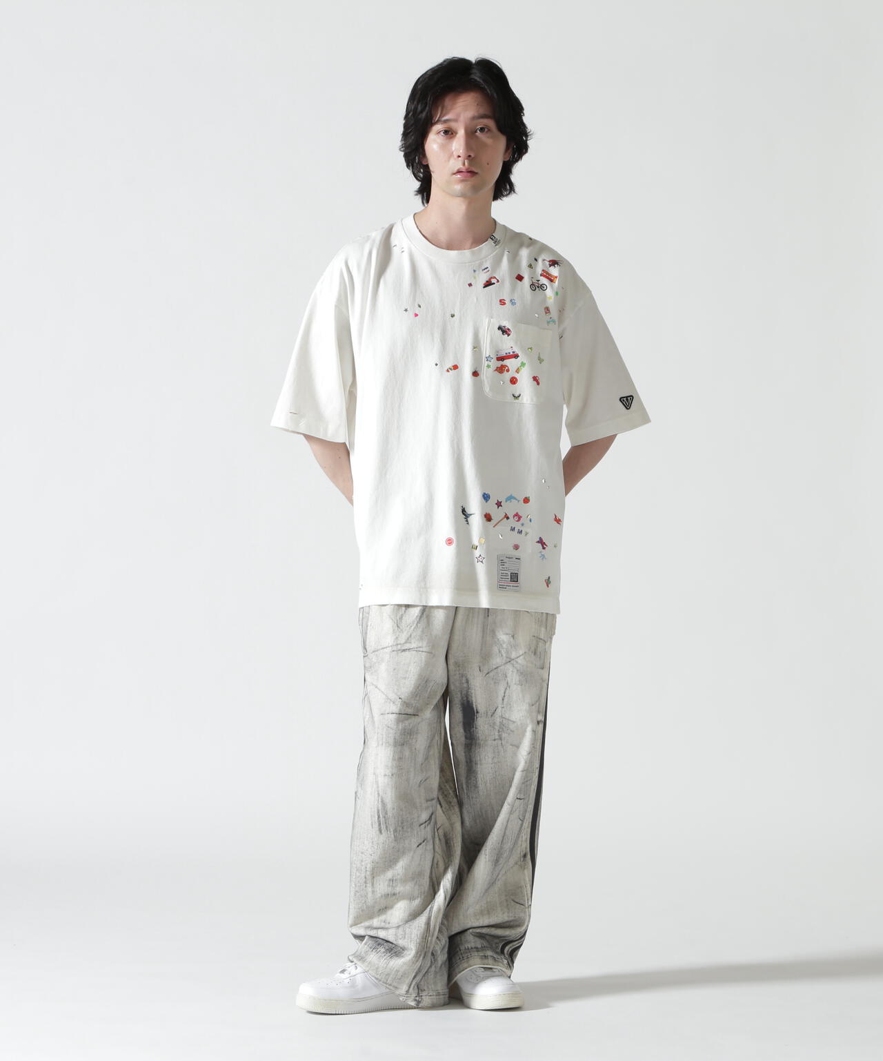Maison MIHARAYASUHIRO/メゾン ミハラヤスヒロ/KIDS STICKER TEE