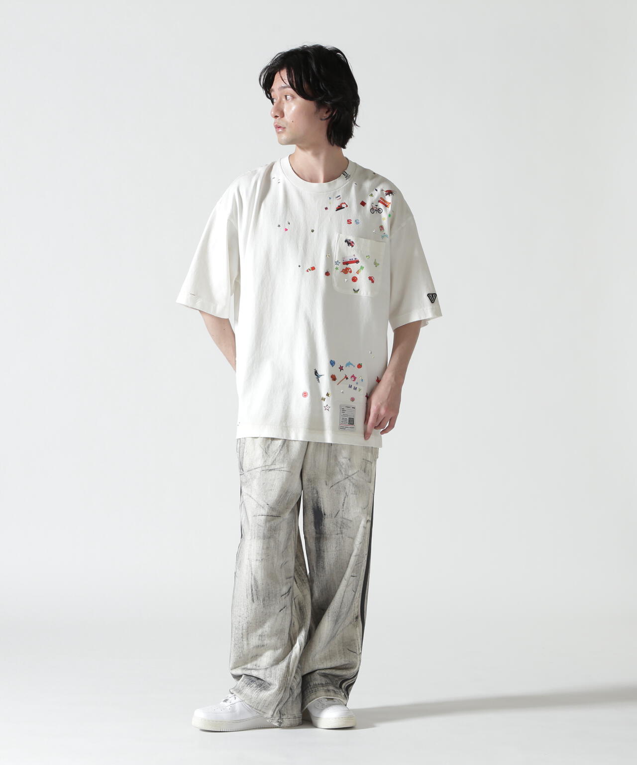 Maison MIHARAYASUHIRO/メゾン ミハラヤスヒロ/KIDS STICKER TEE