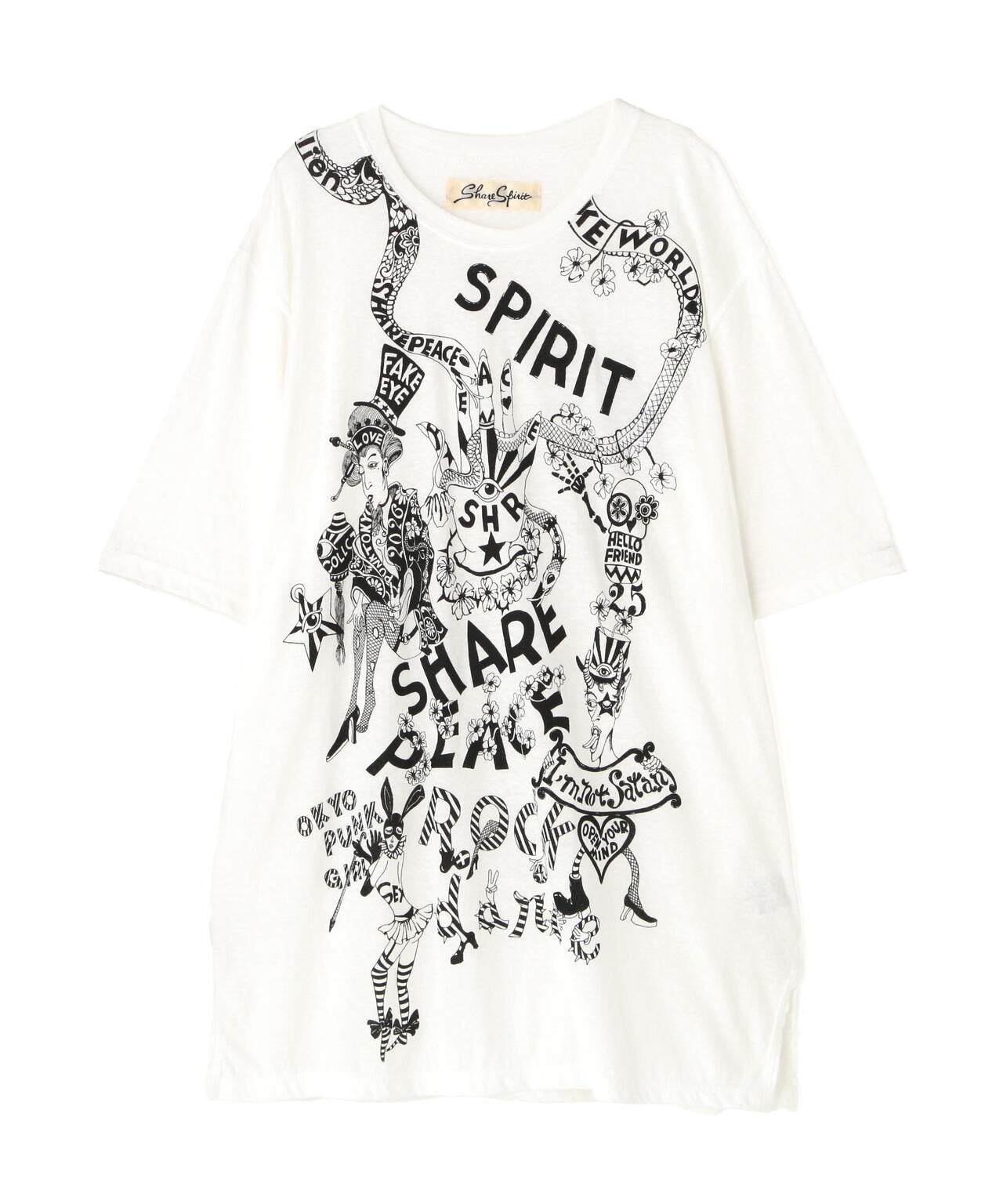 SHARE SPIRIT/シェアースピリット/Handwreting Tee