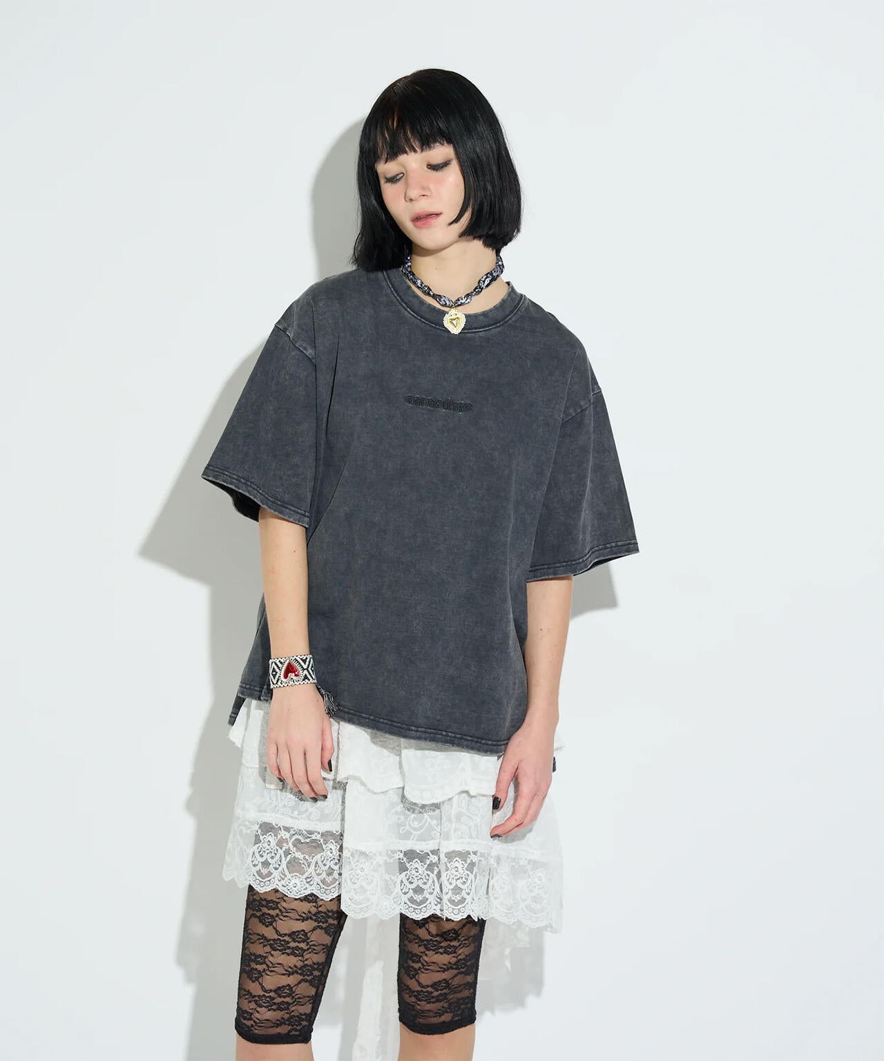 ANNA SUI NYC/アナ スイ エヌワイシー/ラメロゴＴシャツ